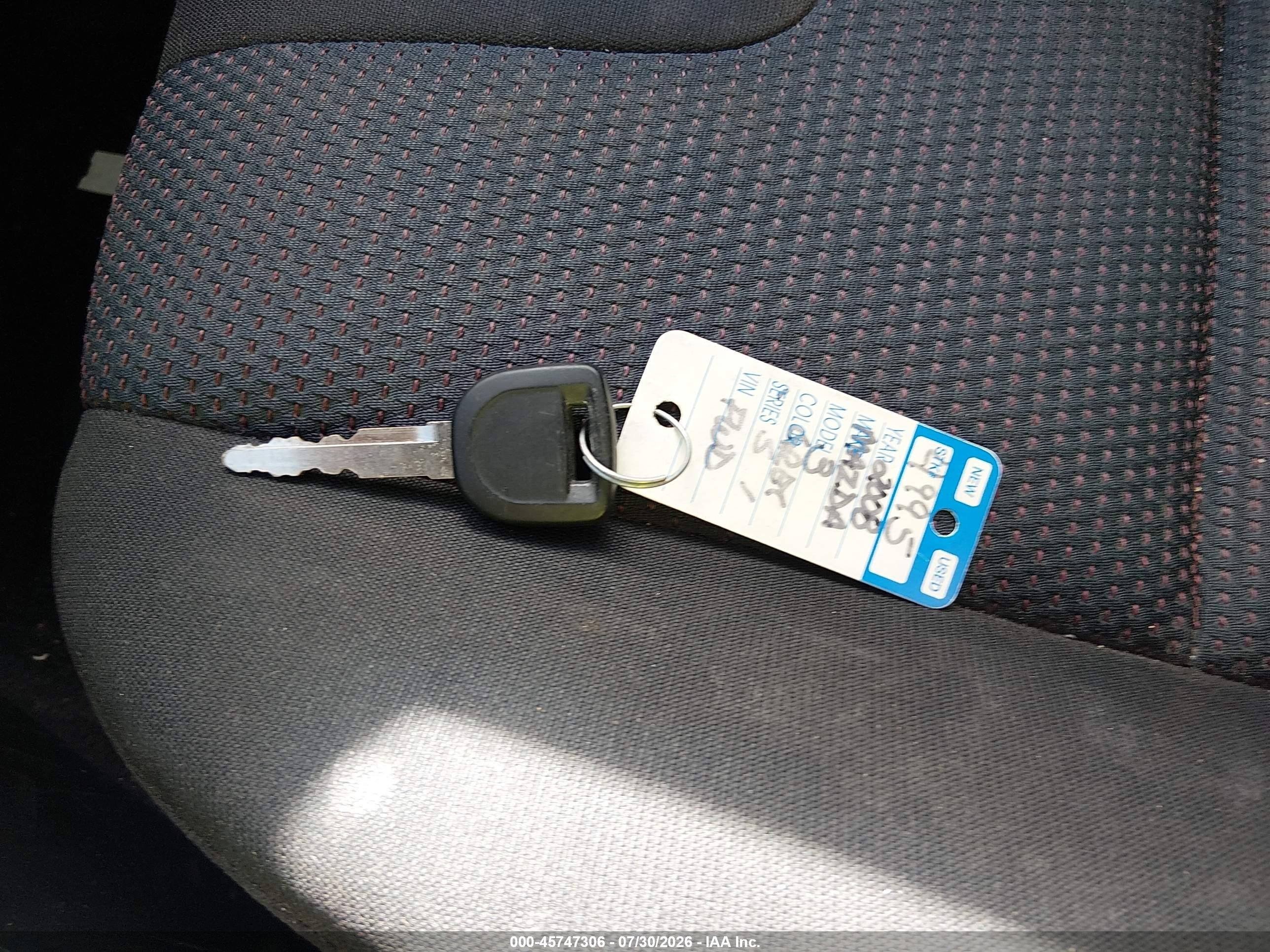 2008 Mazda Mazda3 S Sport Light Blue vin: JM1BK323081797061