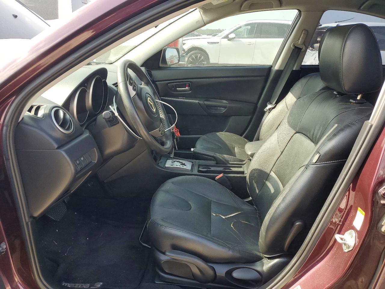 2008 Mazda 3 S Maroon vin: JM1BK323081867058