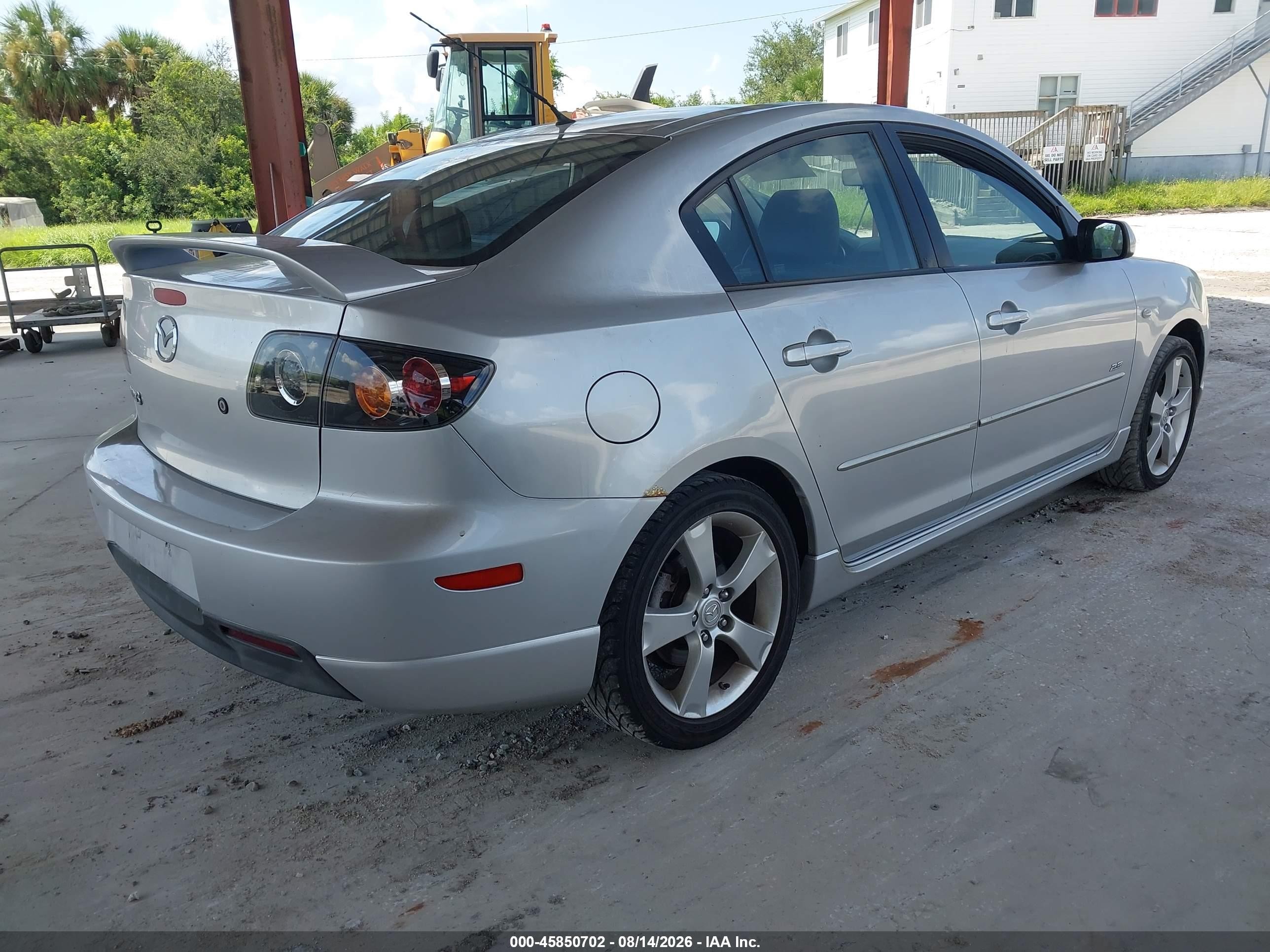 2005 Mazda Mazda3 S Silver vin: JM1BK323151238680