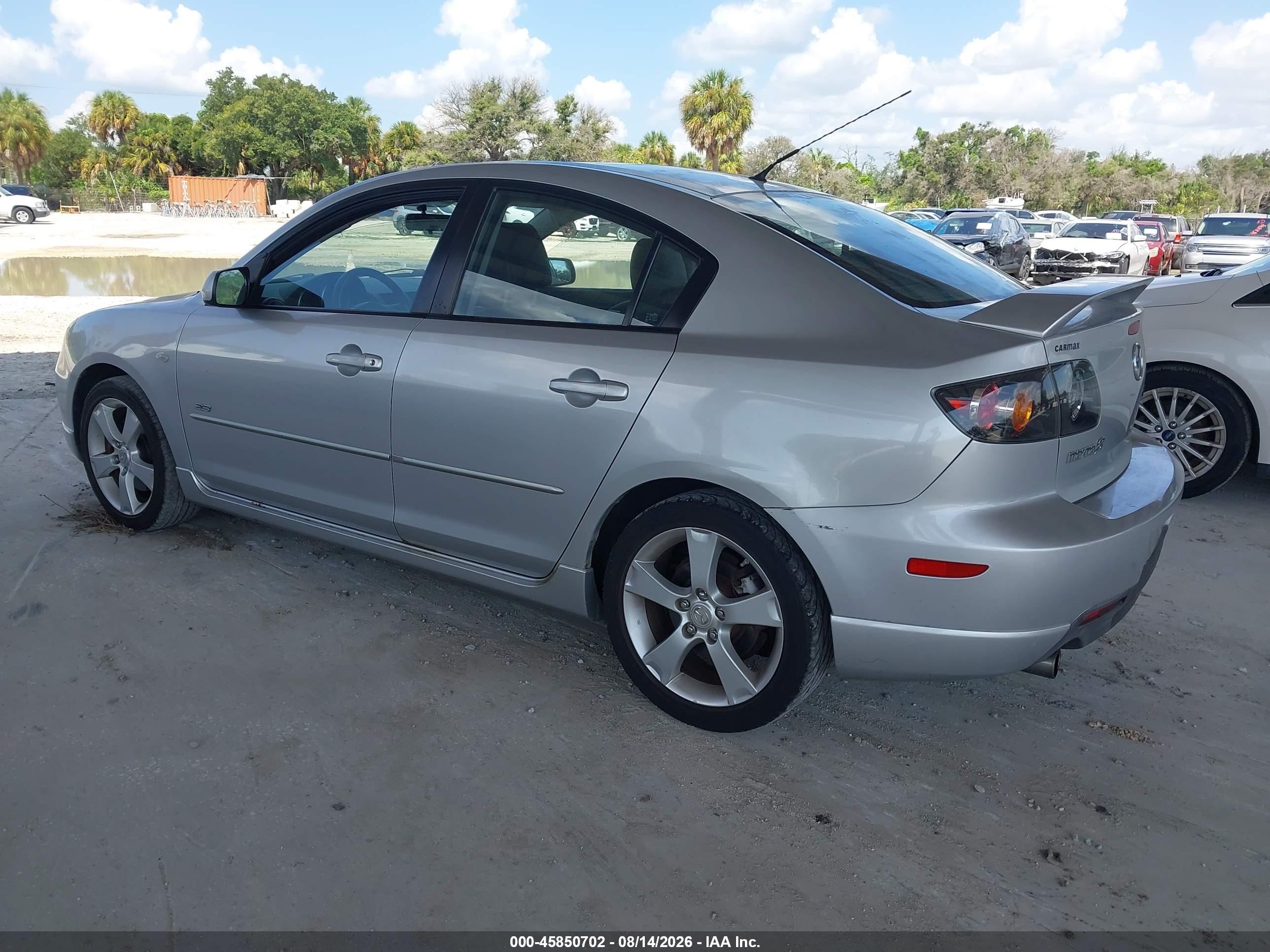 2005 Mazda Mazda3 S Silver vin: JM1BK323151238680