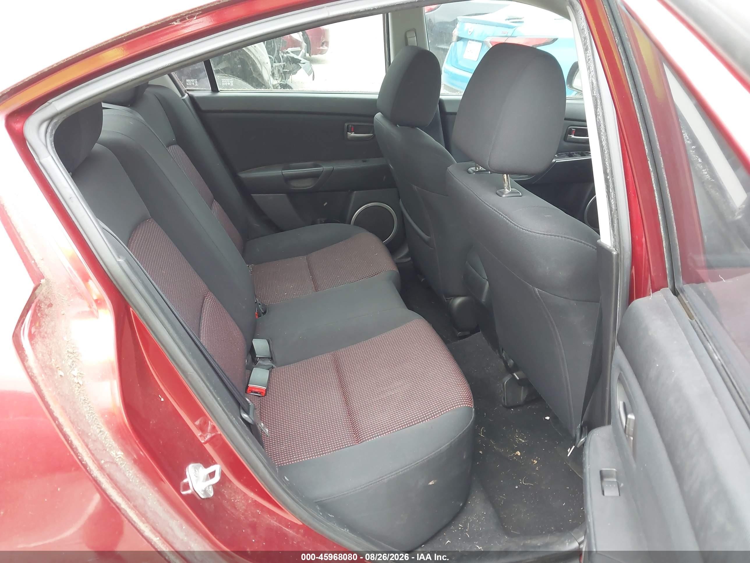 2006 Mazda Mazda3 S Red vin: JM1BK323161430277