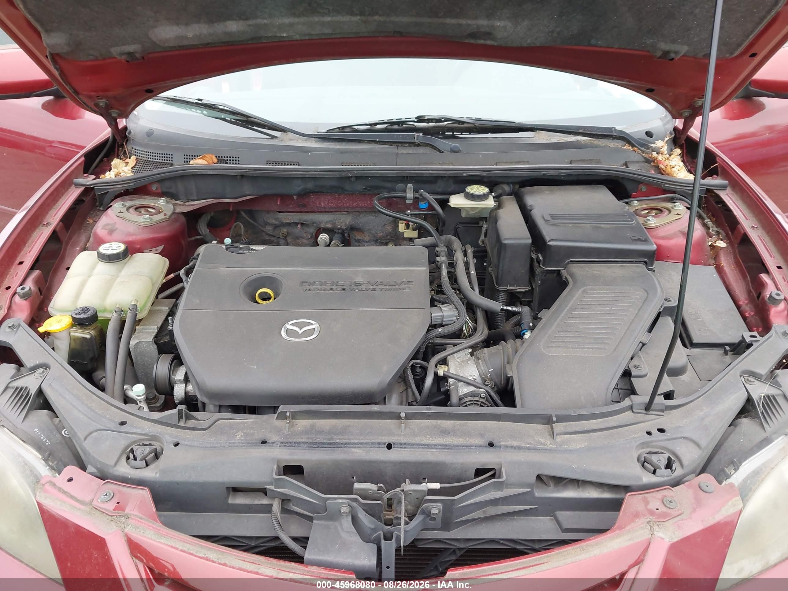 2006 Mazda Mazda3 S Red vin: JM1BK323161430277