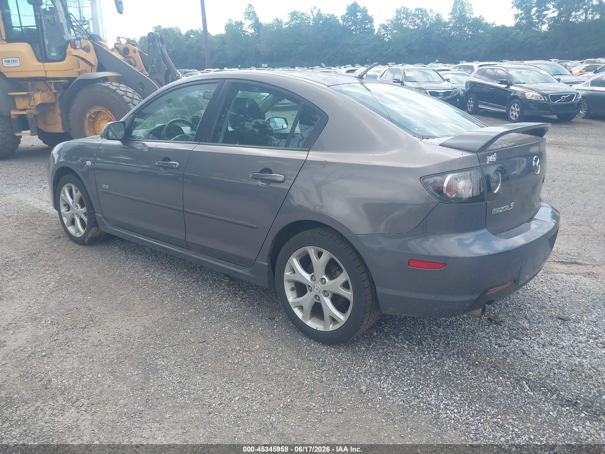 2007 Mazda Mazda3 S Touring Gray vin: JM1BK323171624938