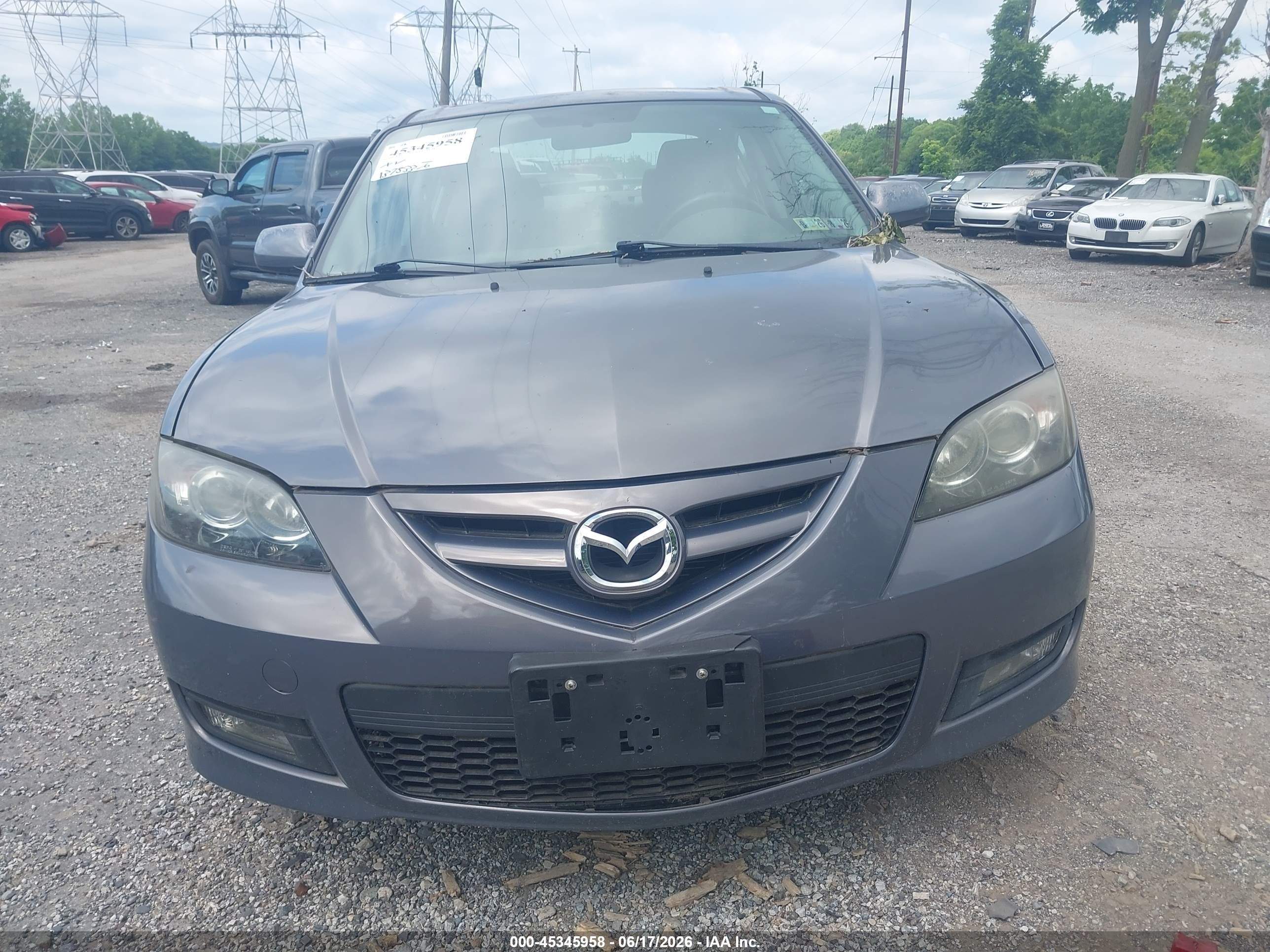 2007 Mazda Mazda3 S Touring Gray vin: JM1BK323171624938