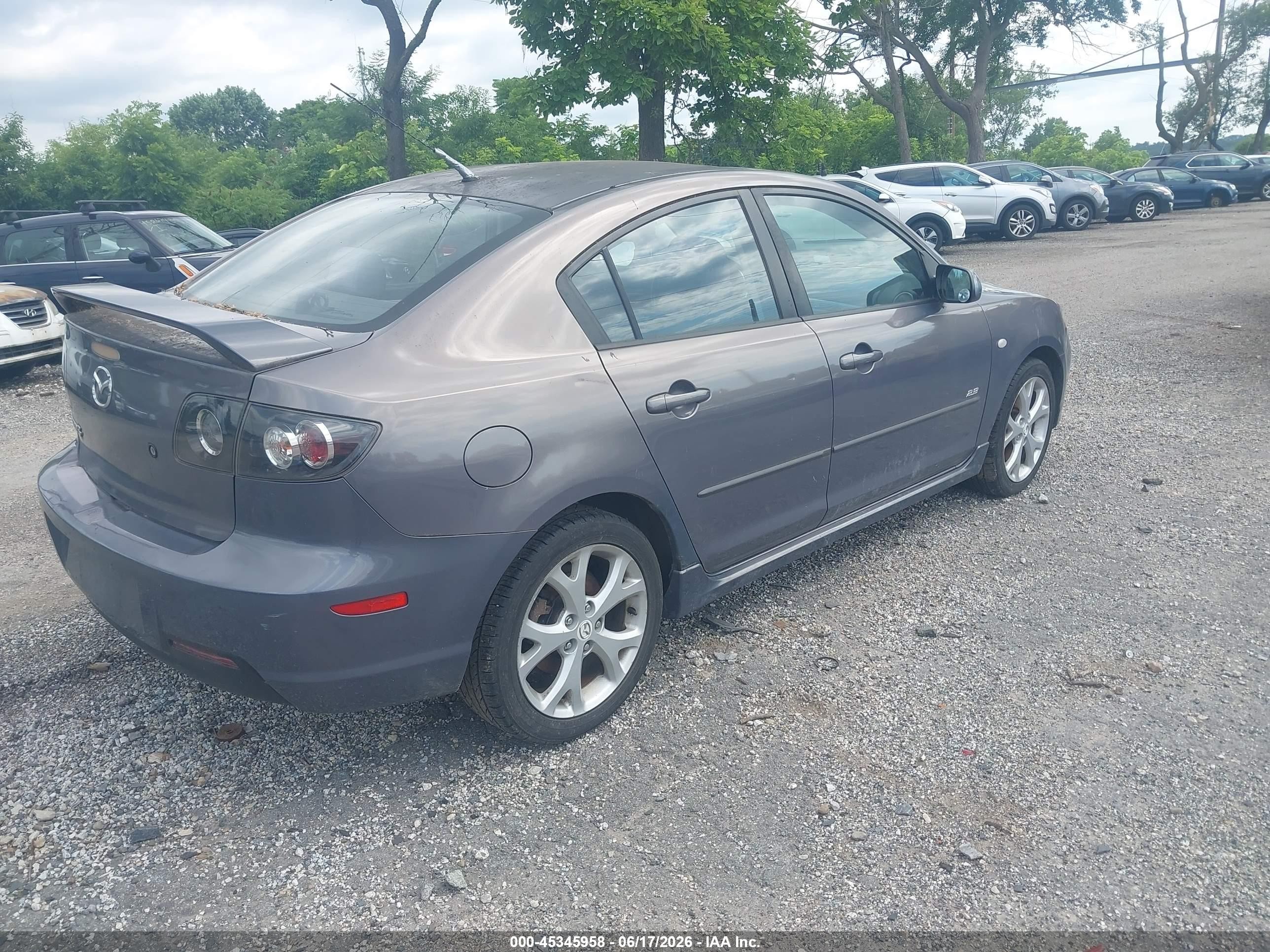2007 Mazda Mazda3 S Touring Gray vin: JM1BK323171624938