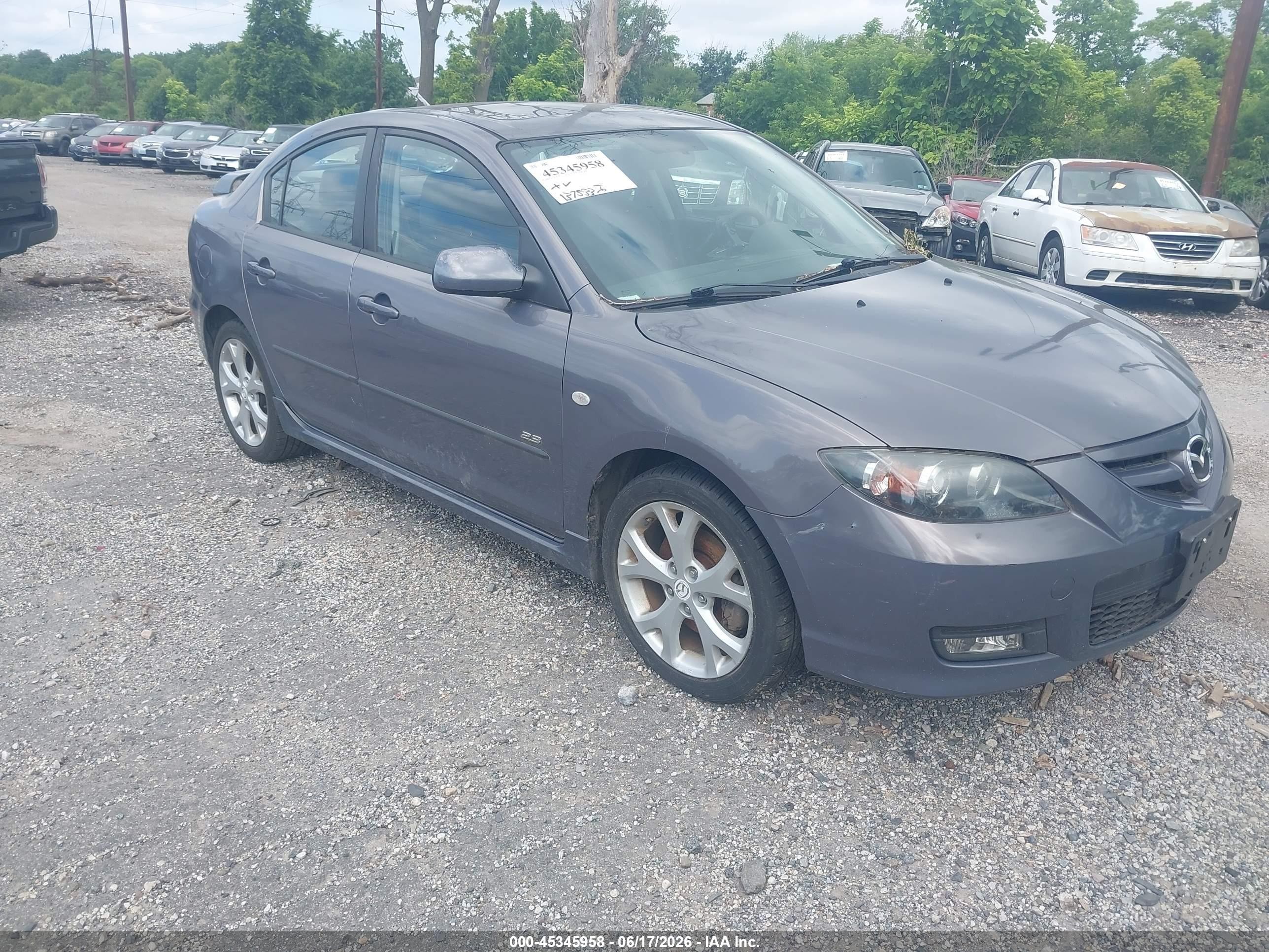 2007 Mazda Mazda3 S Touring Gray vin: JM1BK323171624938