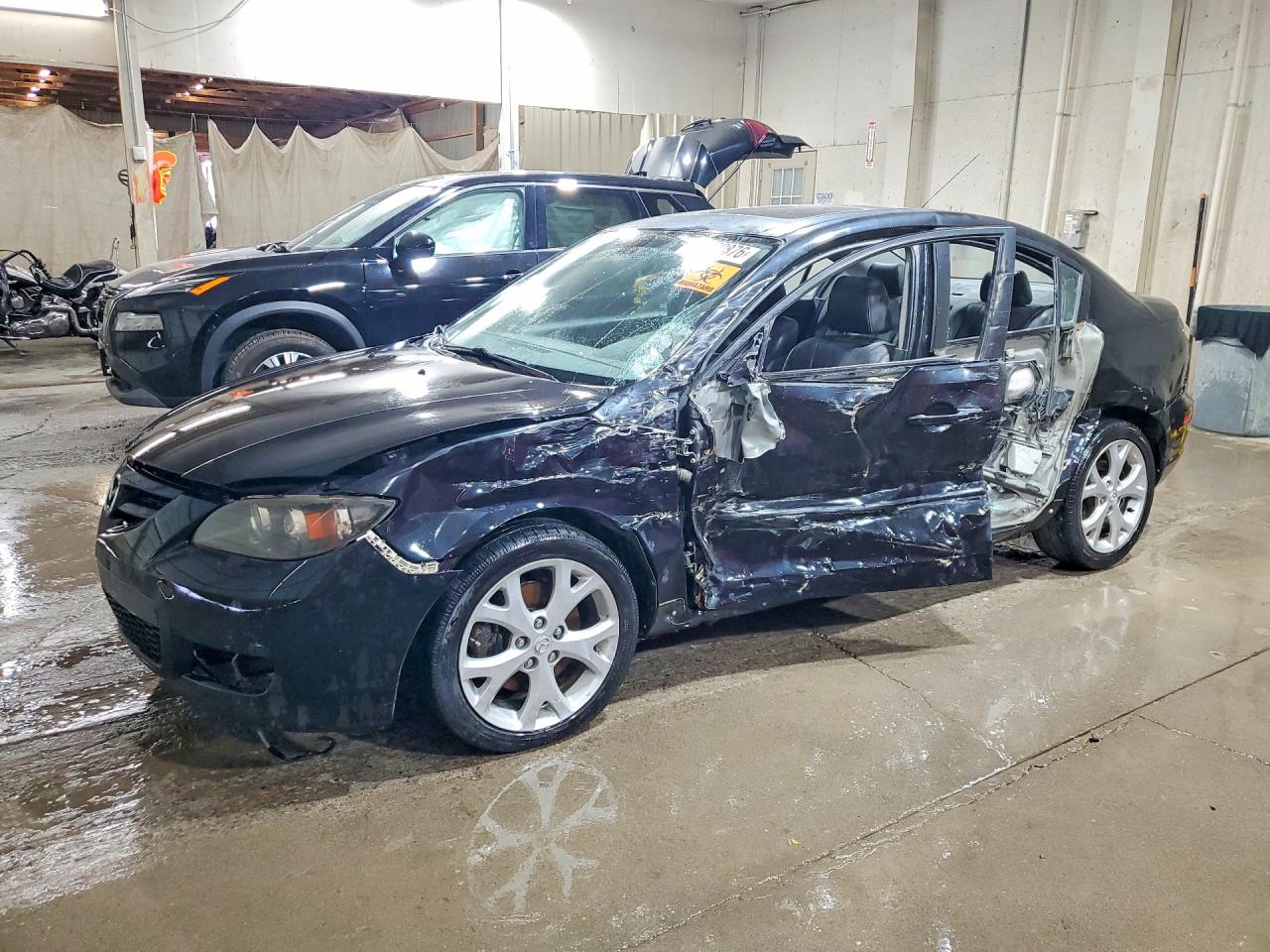 2007 Mazda 3 S Black vin: JM1BK323171640542