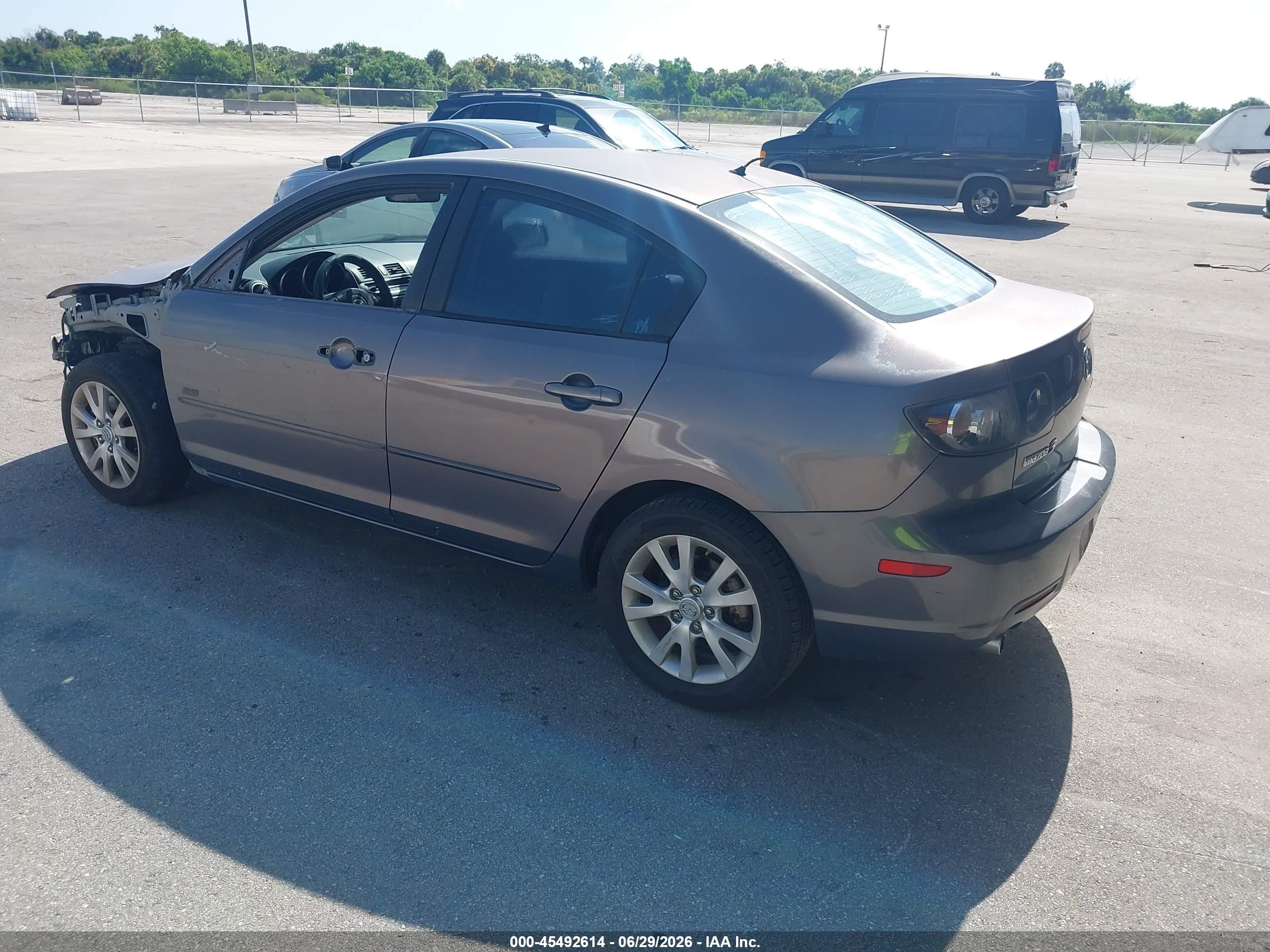 2007 Mazda Mazda3 S Sport Gray vin: JM1BK323171661861