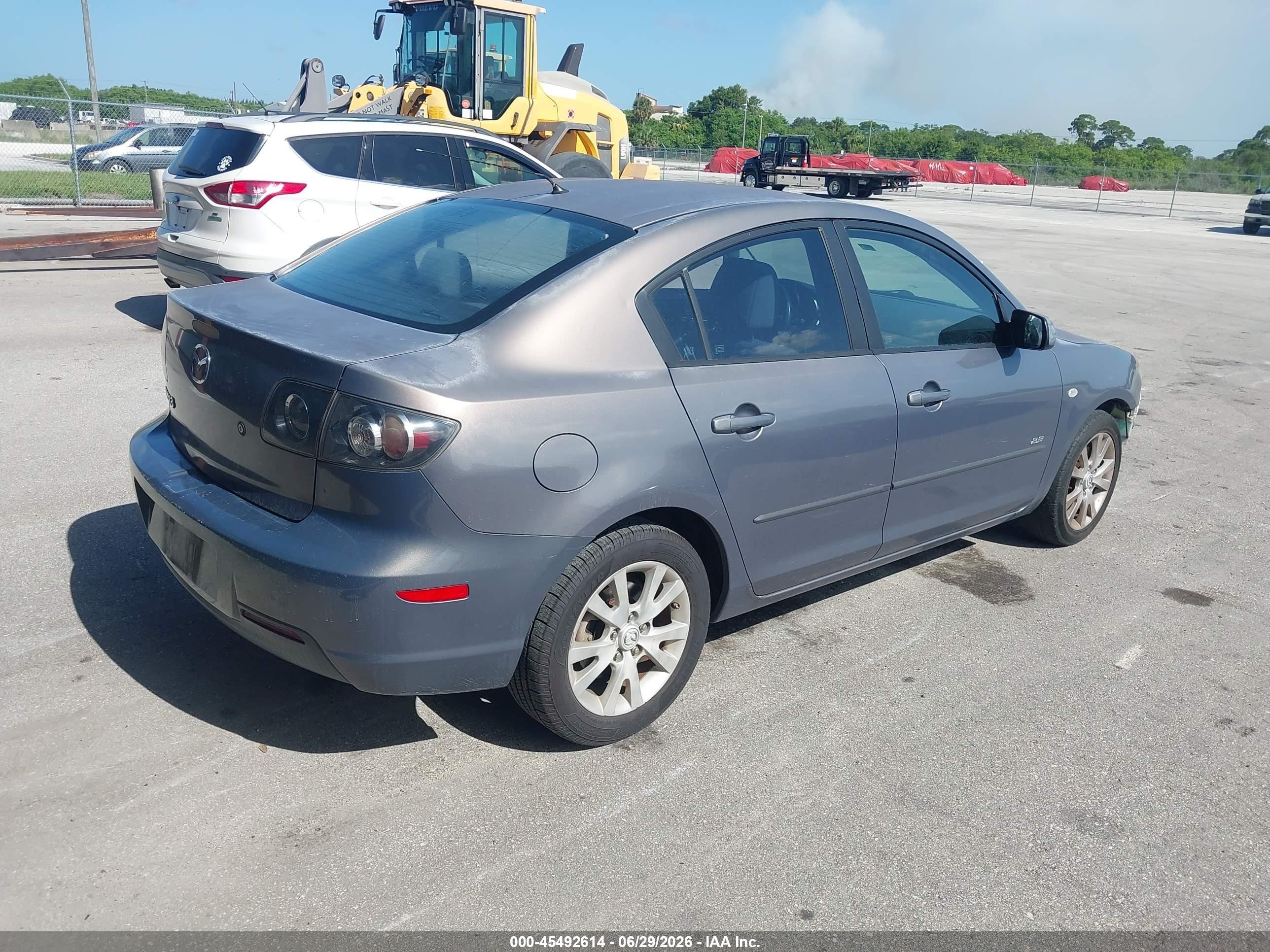 2007 Mazda Mazda3 S Sport Gray vin: JM1BK323171661861