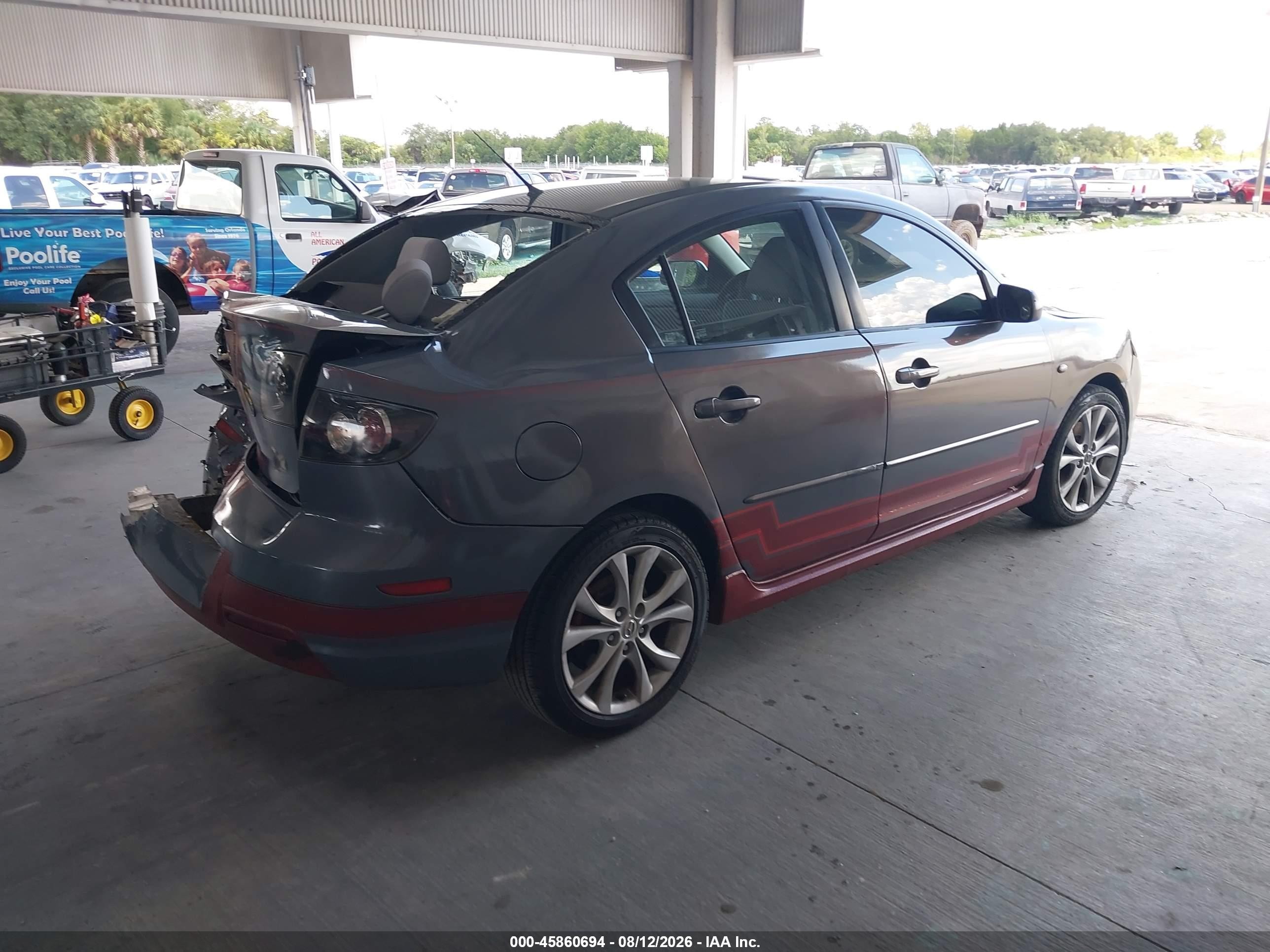 2007 Mazda Mazda3 S Touring Серый vin: JM1BK323171666624