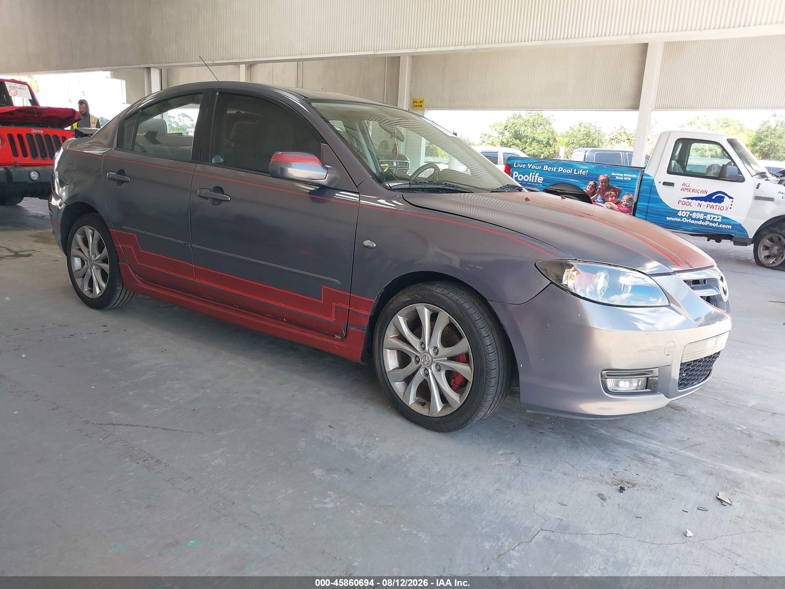2007 Mazda Mazda3 S Touring Gray vin: JM1BK323171666624