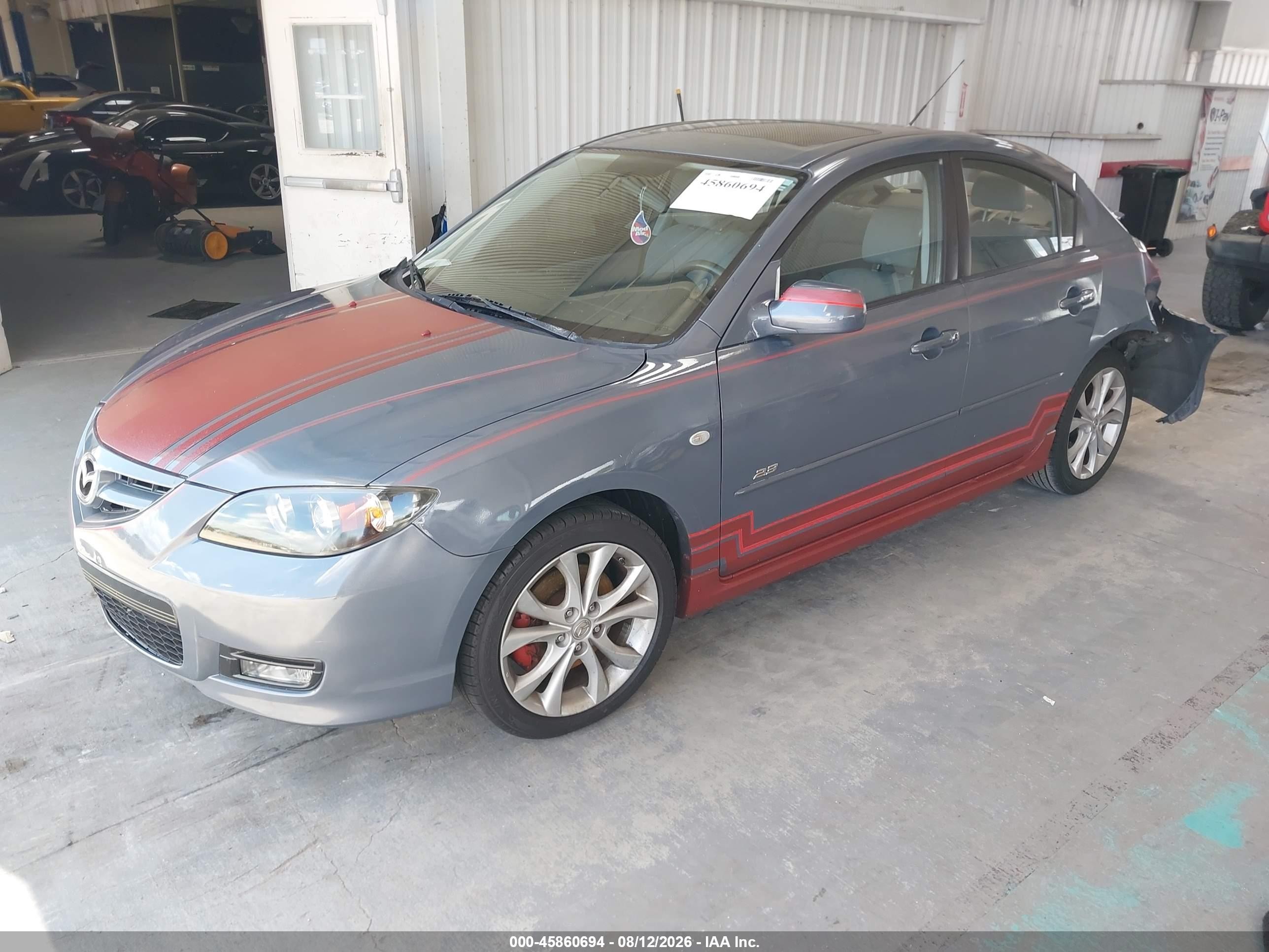 2007 Mazda Mazda3 S Touring Серый vin: JM1BK323171666624