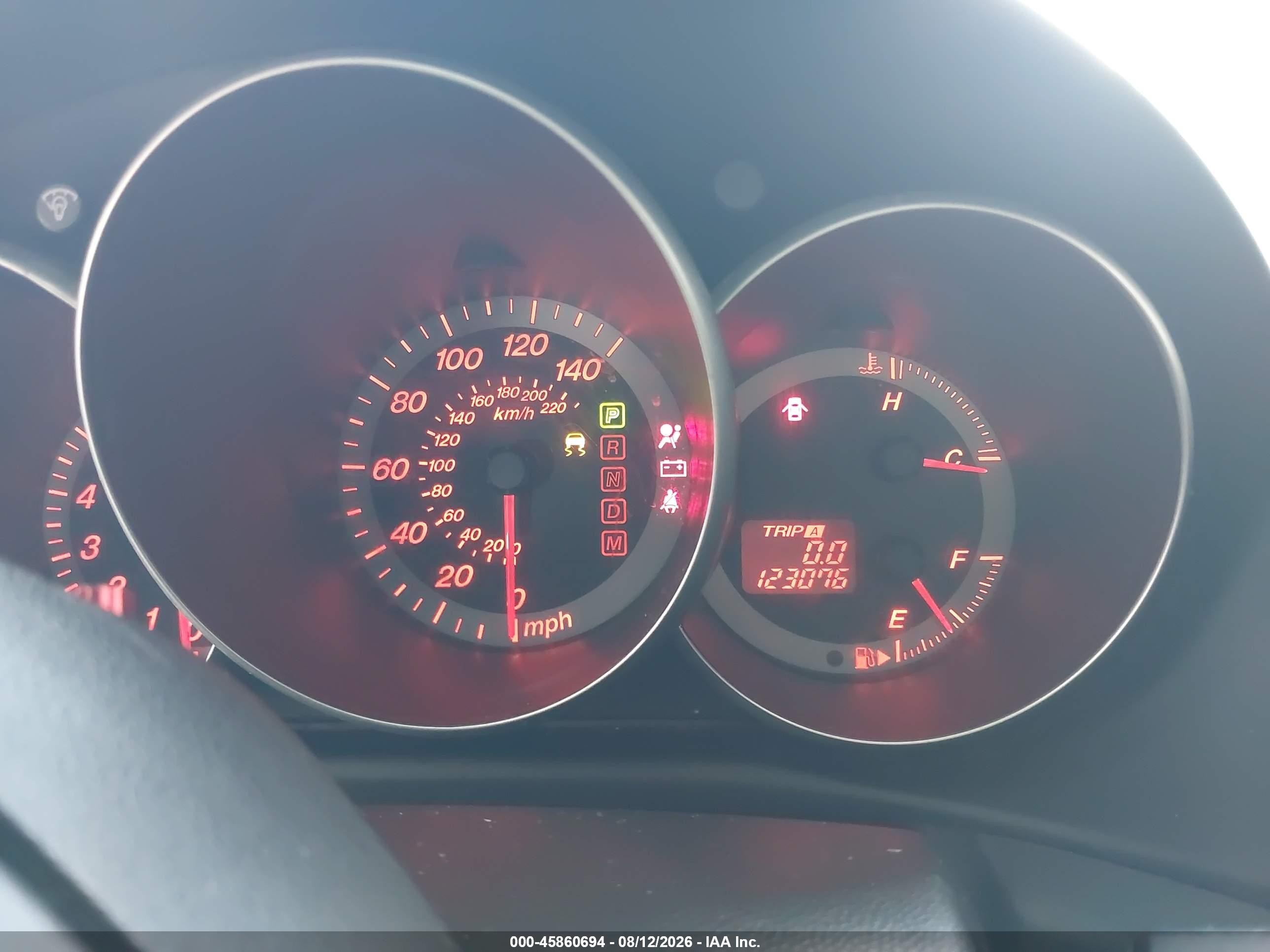 2007 Mazda Mazda3 S Touring Серый vin: JM1BK323171666624