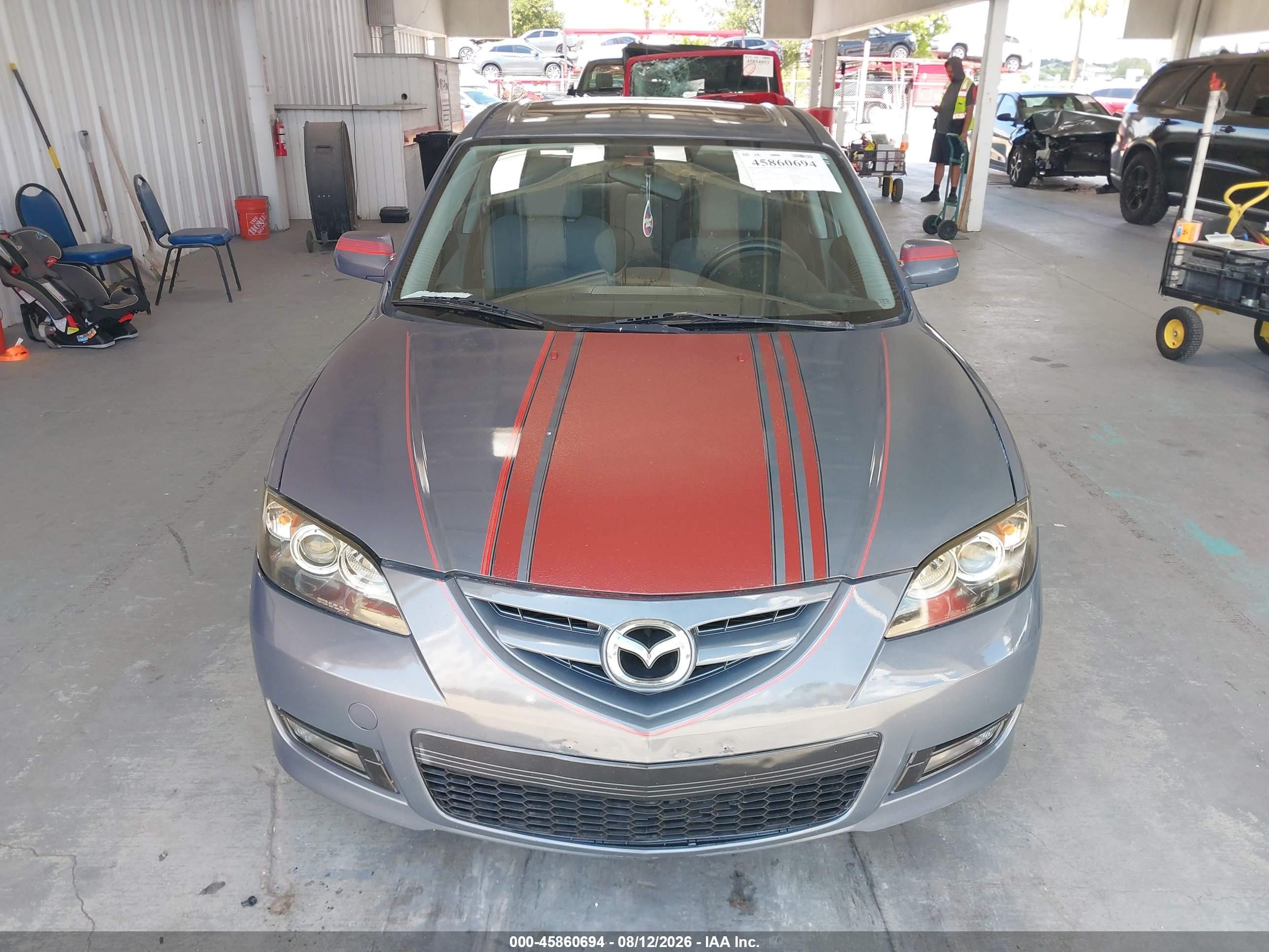 2007 Mazda Mazda3 S Touring Серый vin: JM1BK323171666624