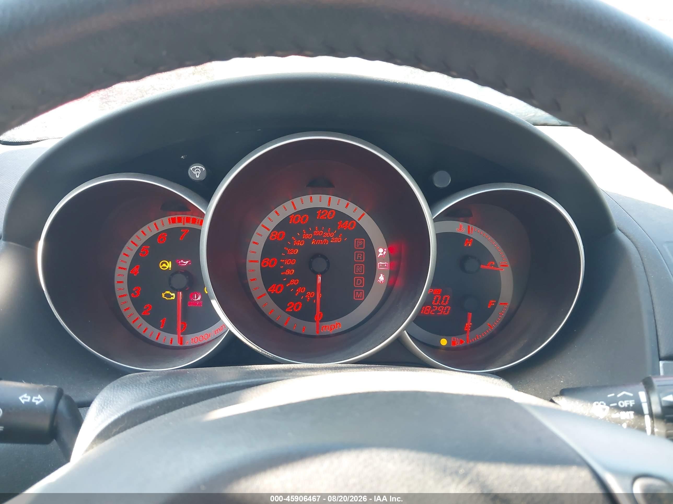 2007 Mazda Mazda3 S Touring Red vin: JM1BK323171675615