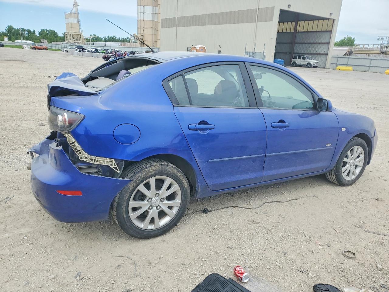 2007 Mazda 3 S Blue vin: JM1BK323171698523
