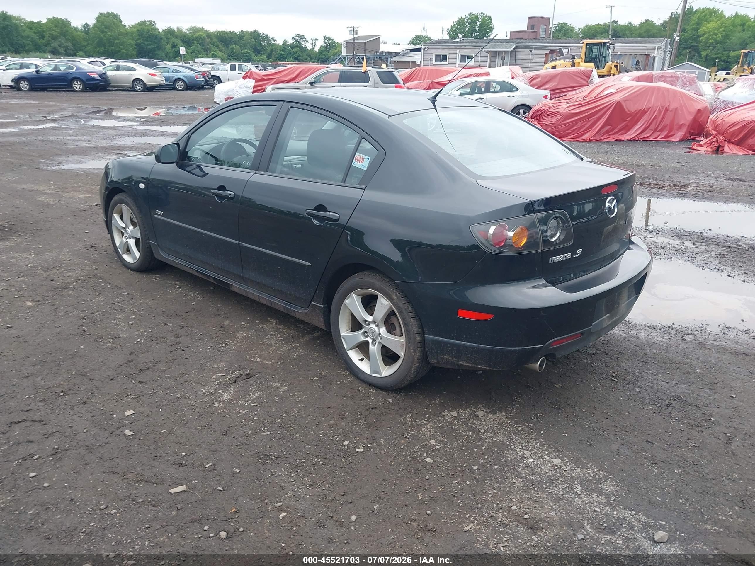 2005 Mazda Mazda3 S Black vin: JM1BK323251218812