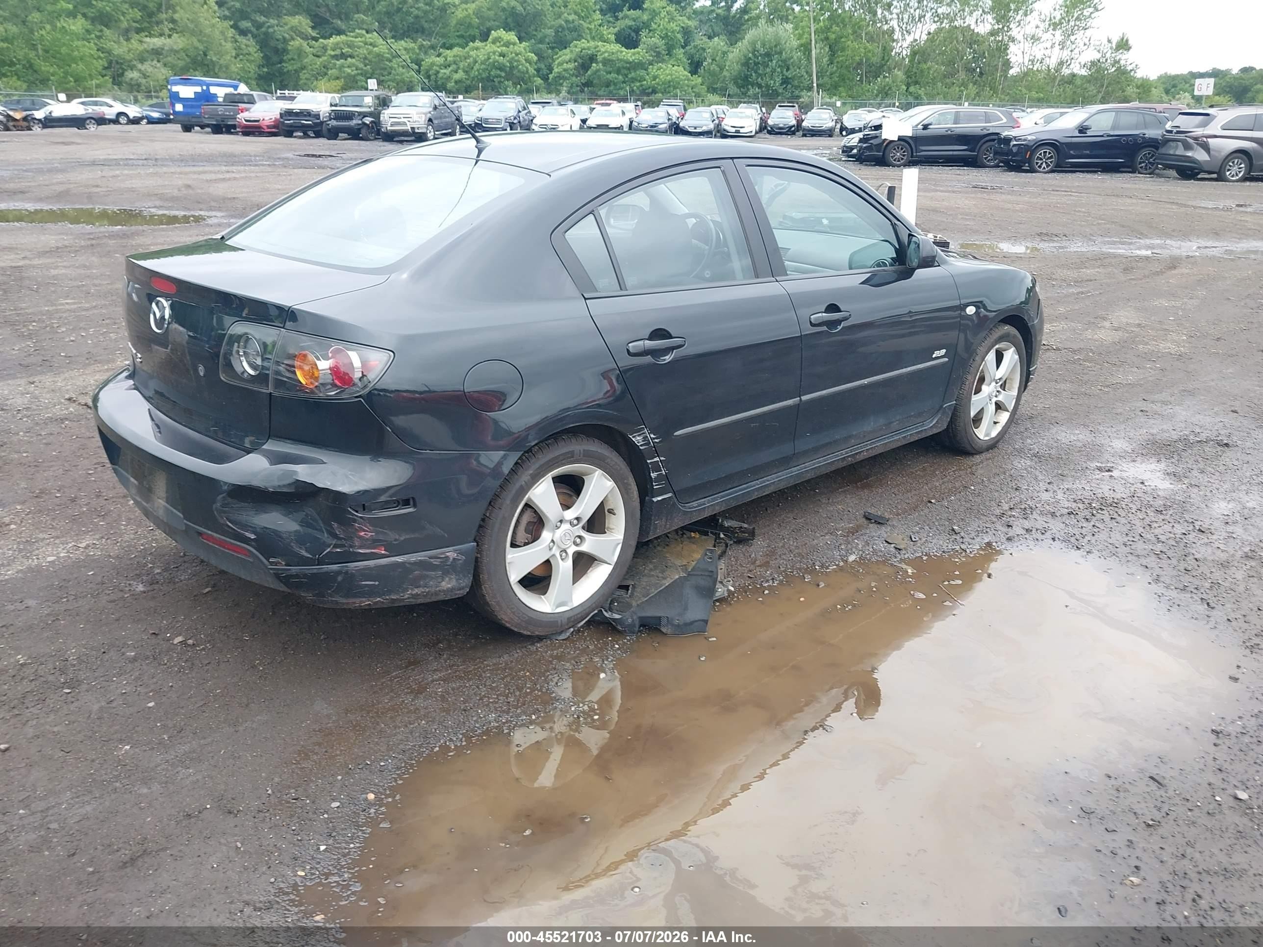 2005 Mazda Mazda3 S Black vin: JM1BK323251218812