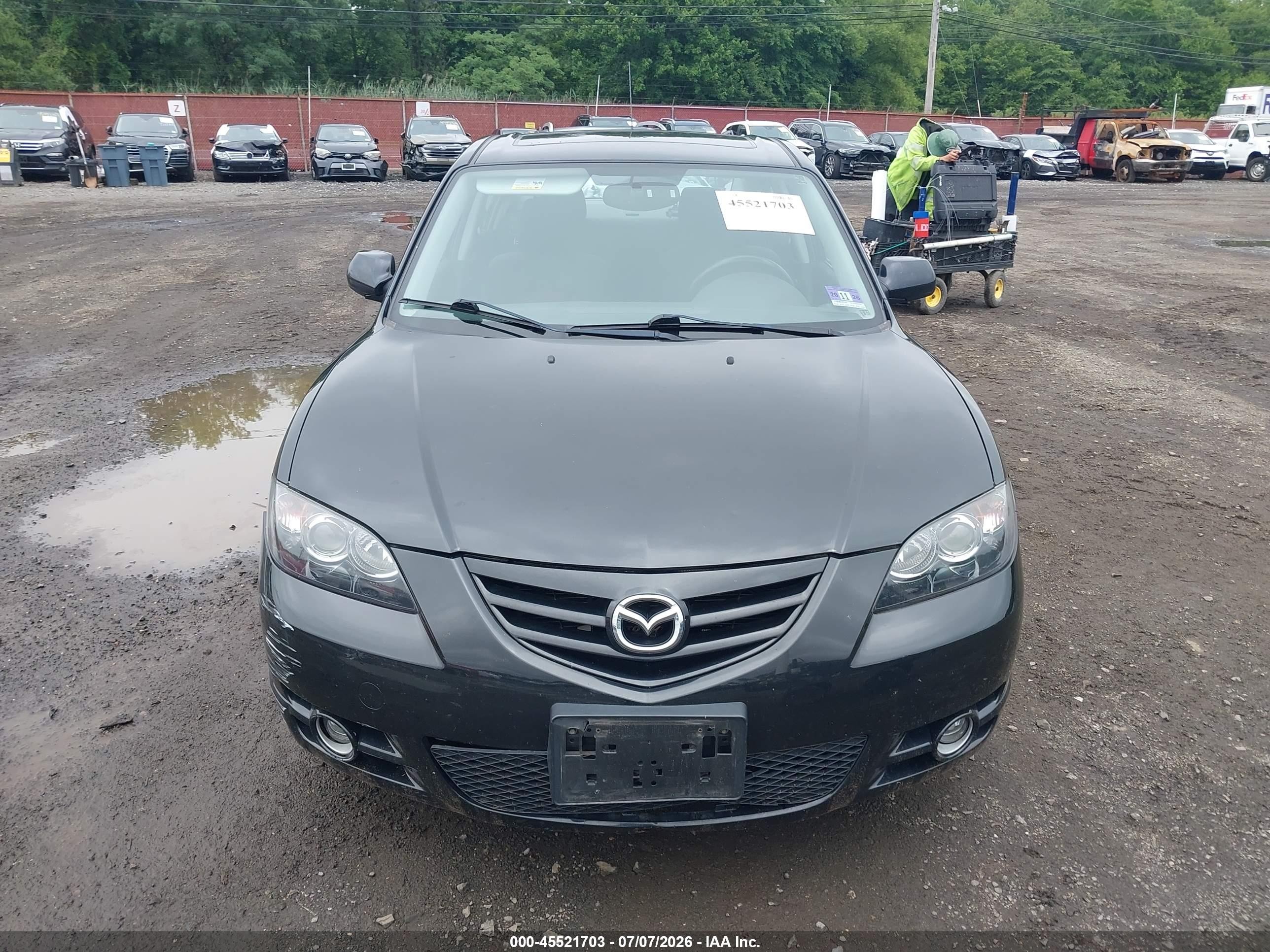 2005 Mazda Mazda3 S Black vin: JM1BK323251218812