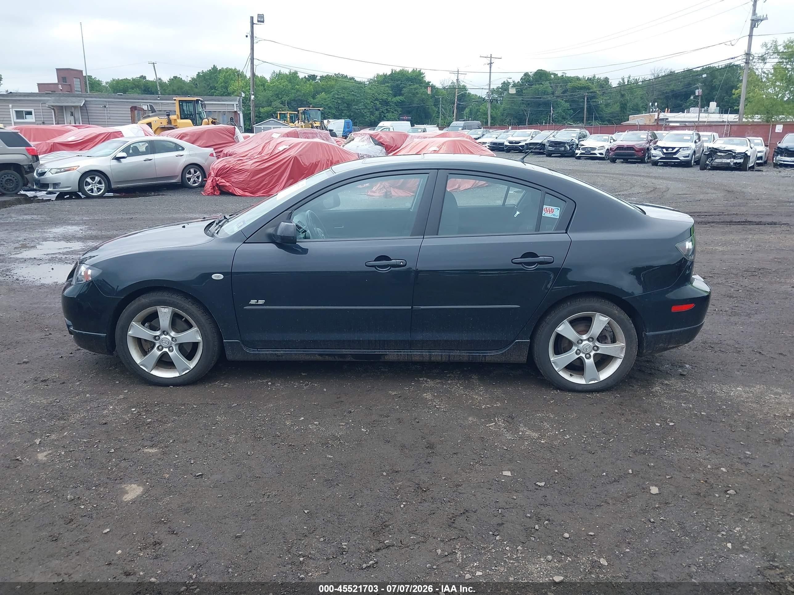 2005 Mazda Mazda3 S Black vin: JM1BK323251218812