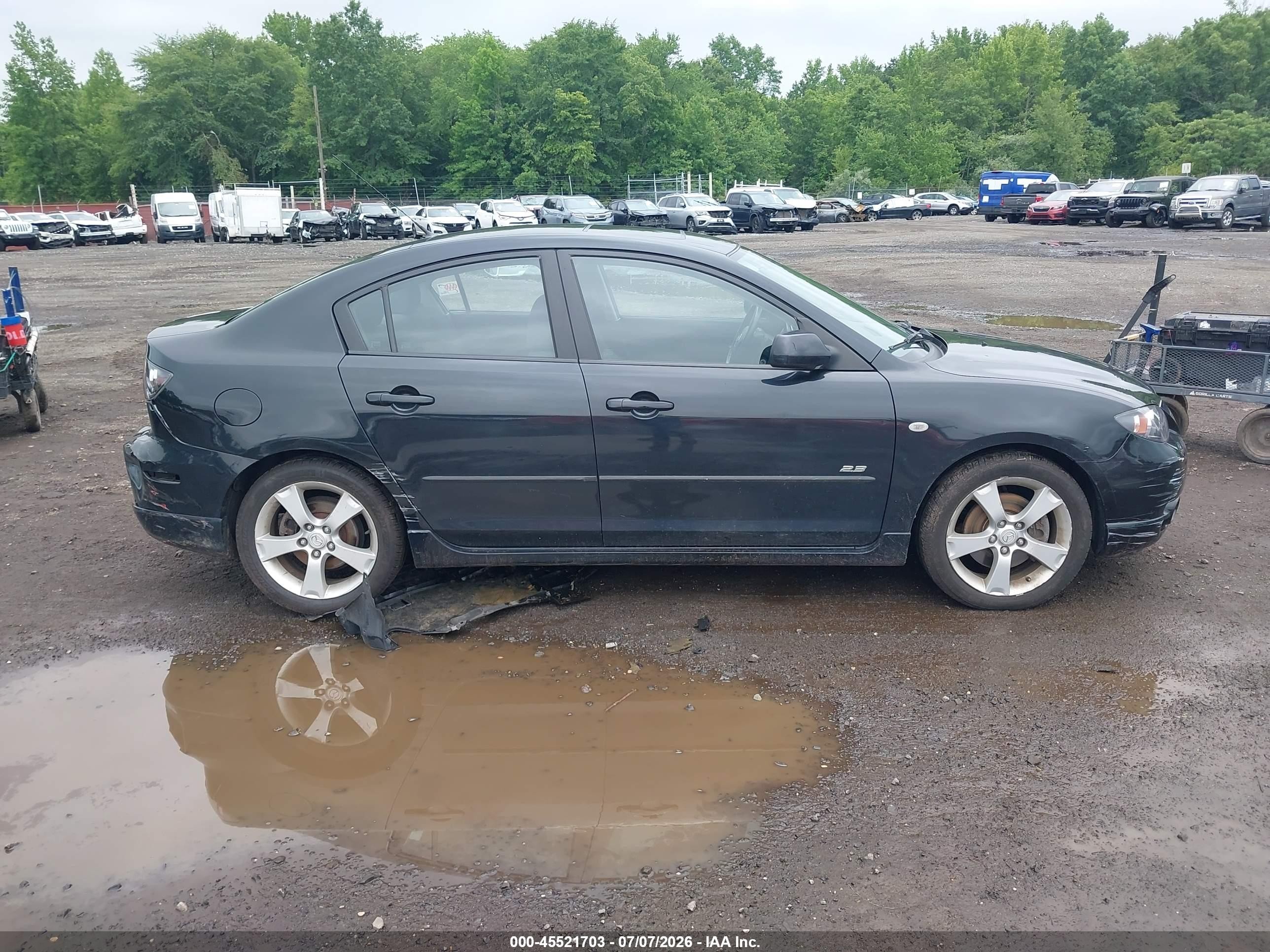 2005 Mazda Mazda3 S Black vin: JM1BK323251218812
