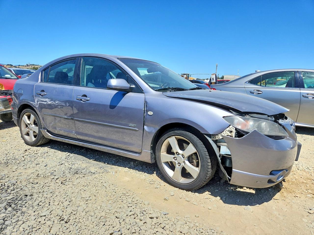2005 Mazda 3 S Silver vin: JM1BK323251222701