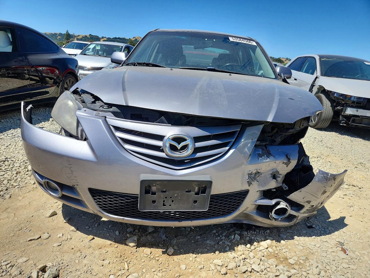 2005 Mazda 3 S Silver vin: JM1BK323251222701