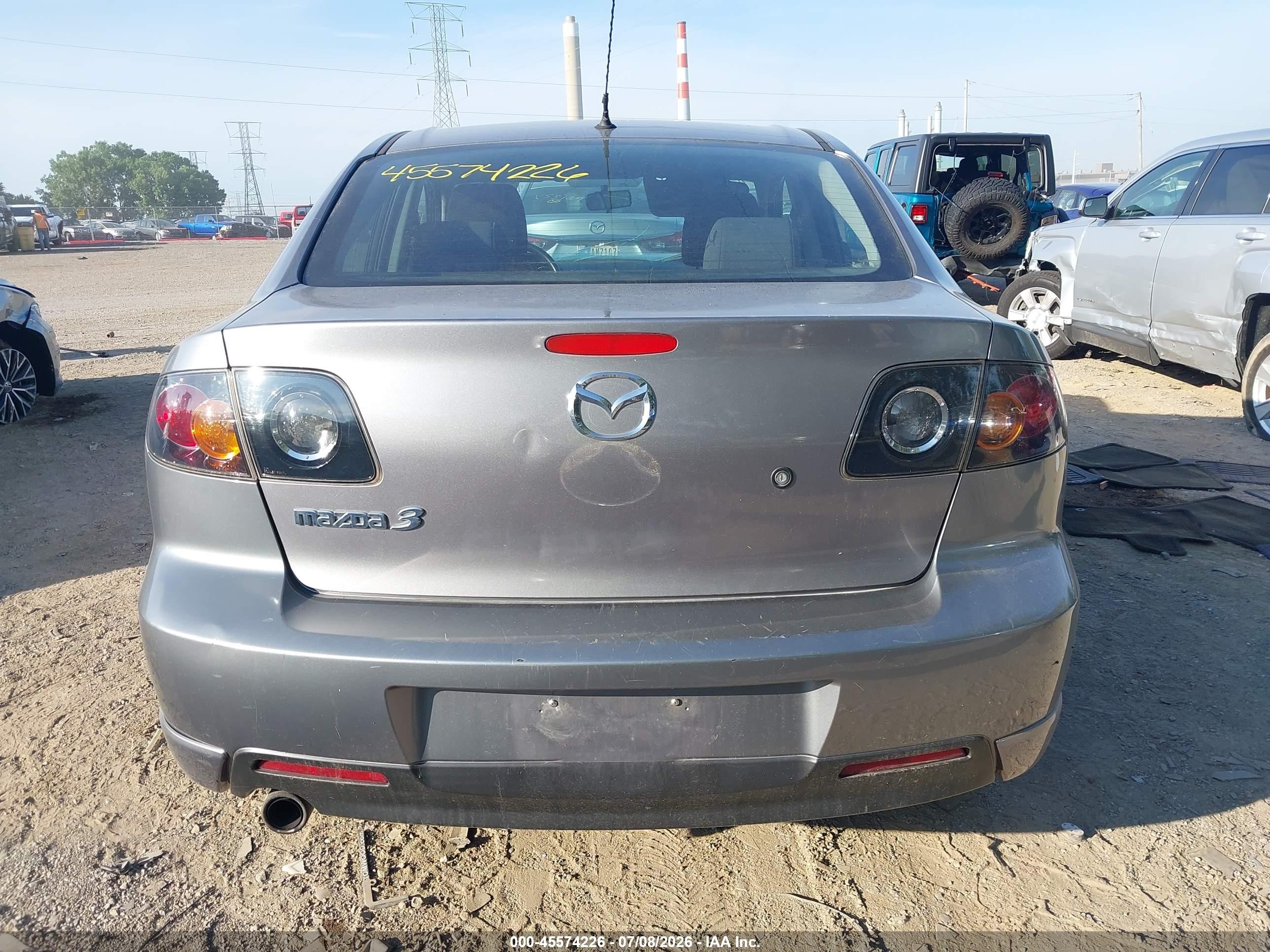 2006 Mazda Mazda3 S Touring Серый vin: JM1BK323261449954