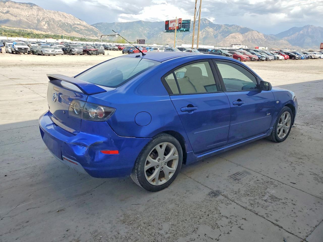 2007 Mazda 3 S Blue vin: JM1BK323271710162