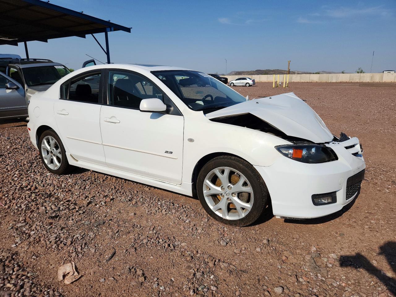 2008 Mazda 3 Gt Automatic White vin: JM1BK323281145624