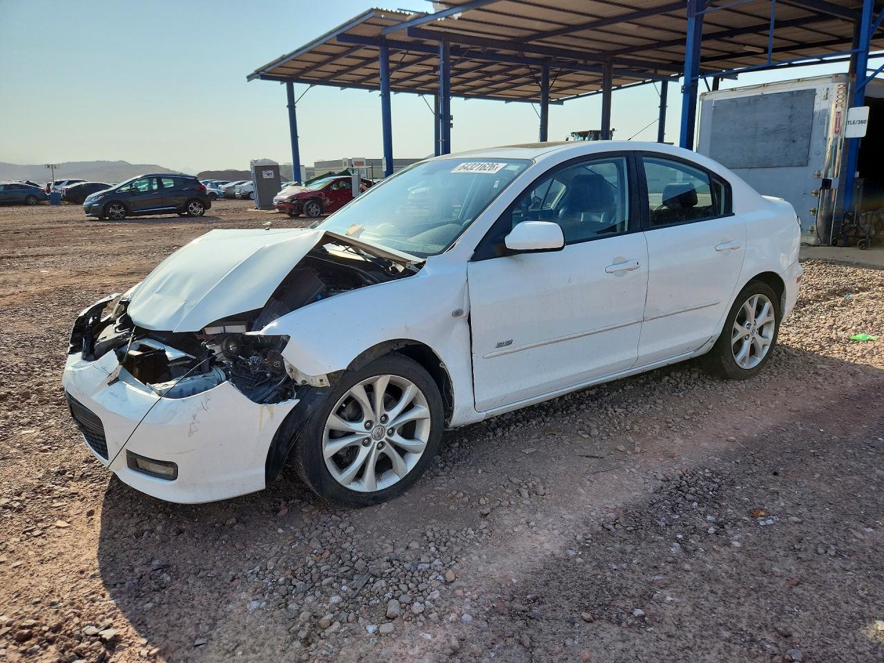 2008 Mazda 3 Gt Automatic White vin: JM1BK323281145624