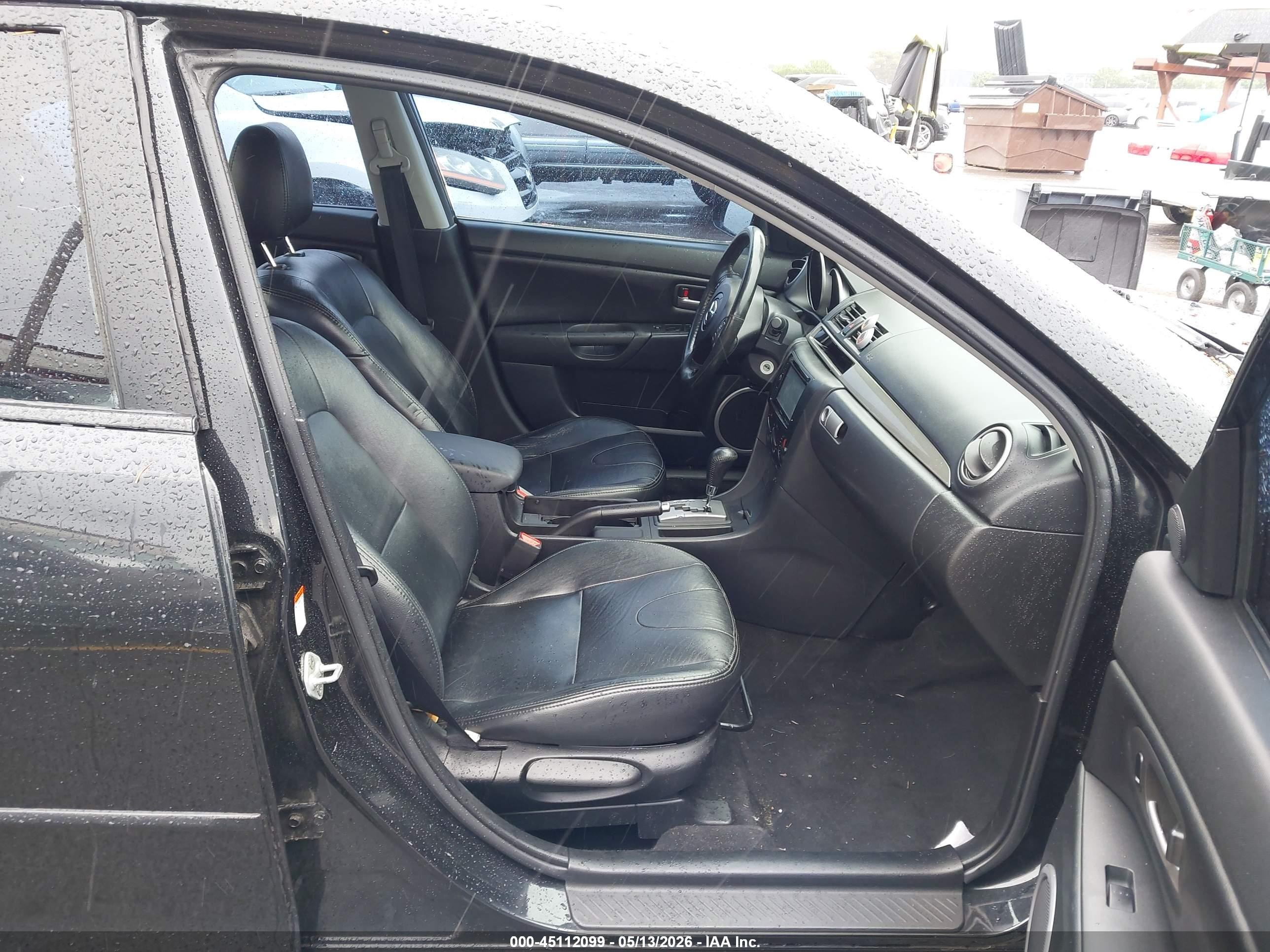 2006 Mazda Mazda3 S Touring Black vin: JM1BK323361525746
