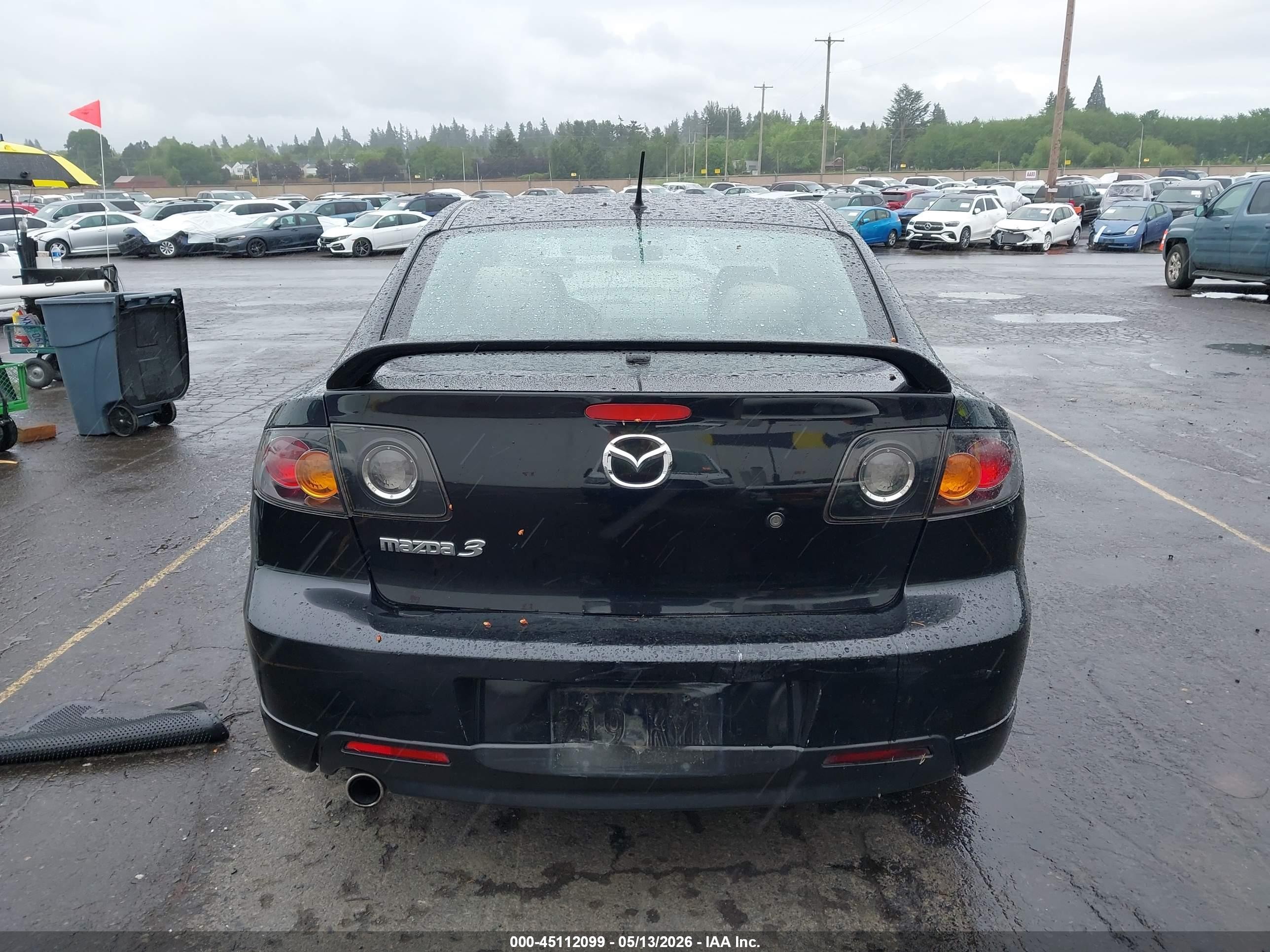 2006 Mazda Mazda3 S Touring Black vin: JM1BK323361525746