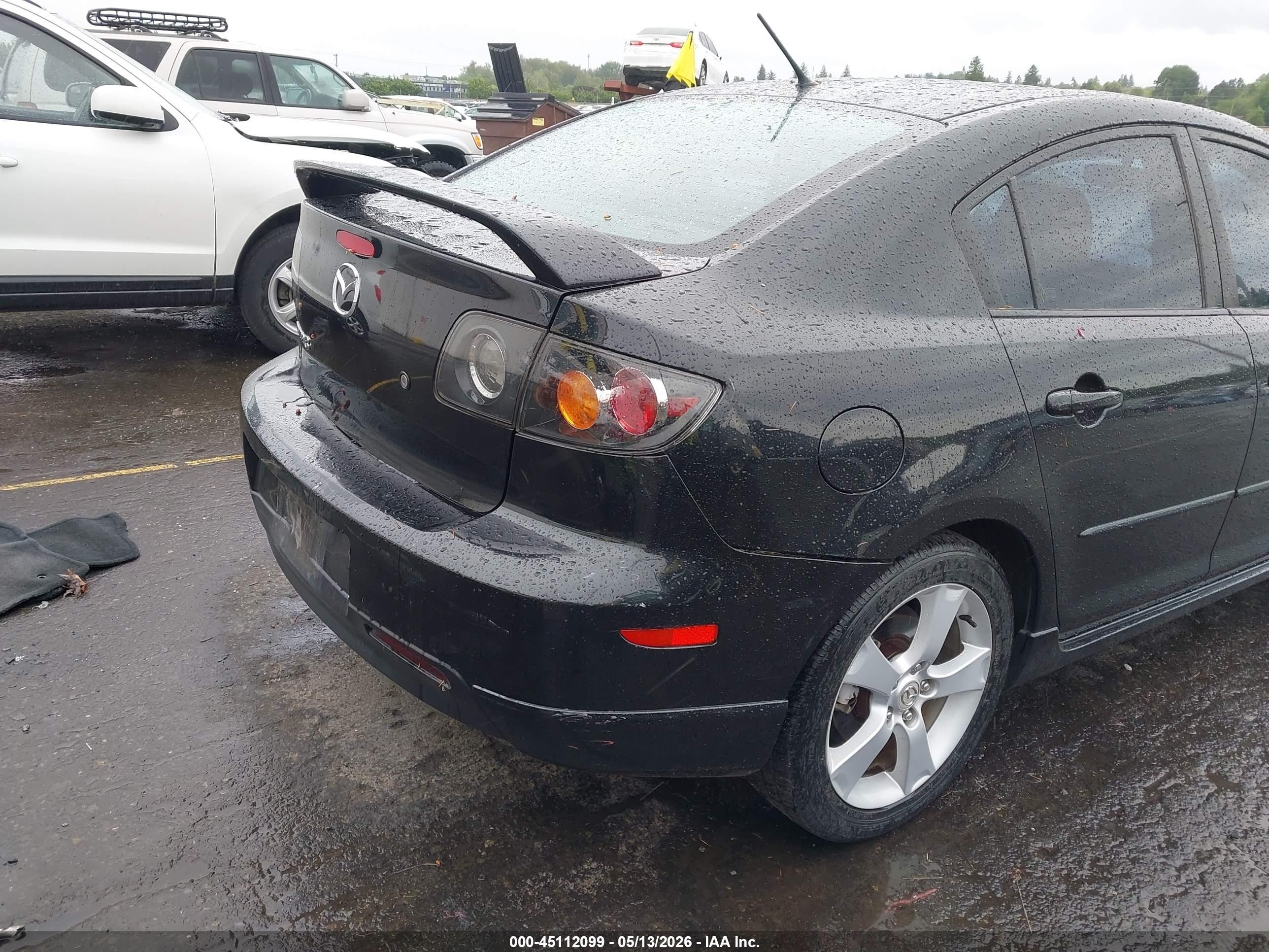 2006 Mazda Mazda3 S Touring Black vin: JM1BK323361525746