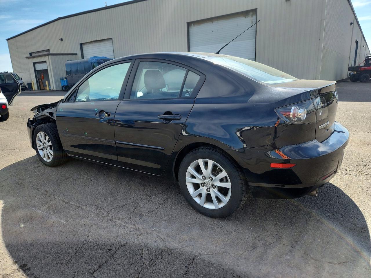 2007 Mazda 3 S Black vin: JM1BK323371637030