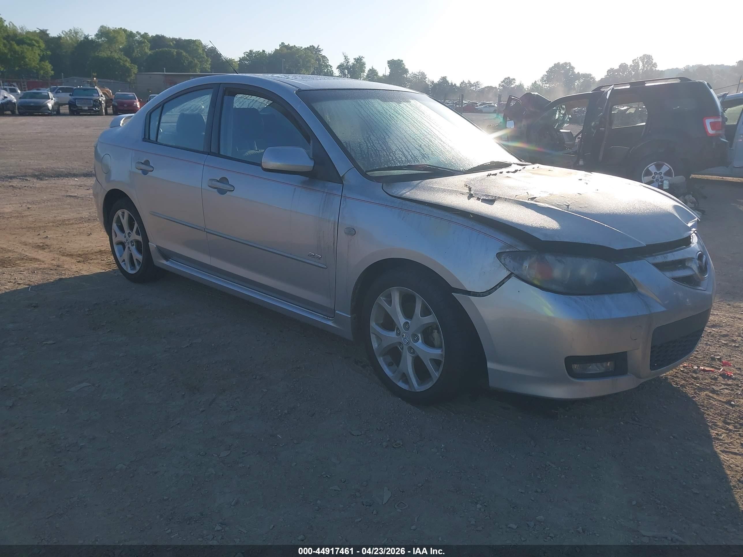 2007 Mazda Mazda3 S Grand Touring Silver vin: JM1BK323371653986