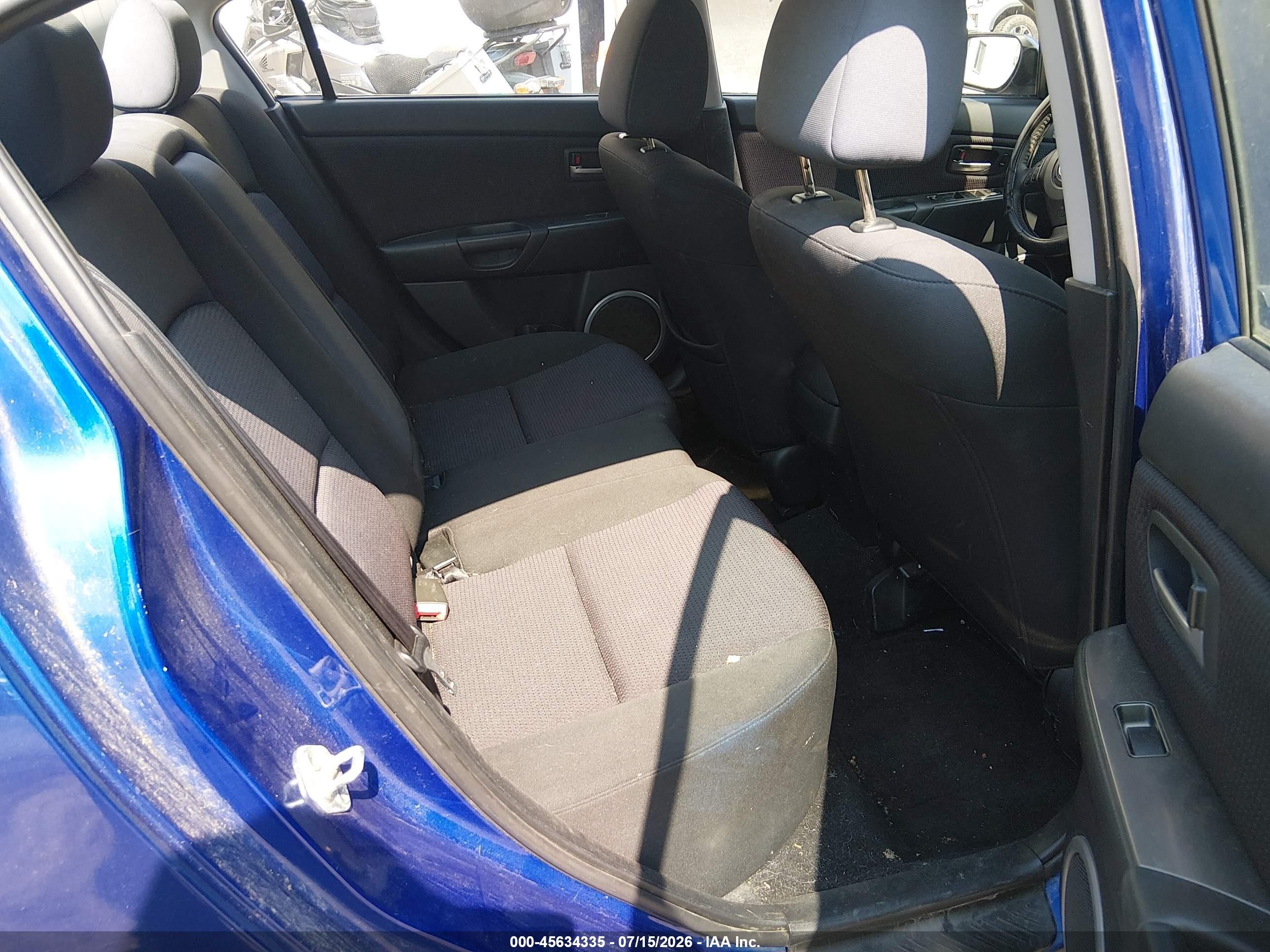 2007 Mazda Mazda3 S Sport Синий vin: JM1BK323371746488