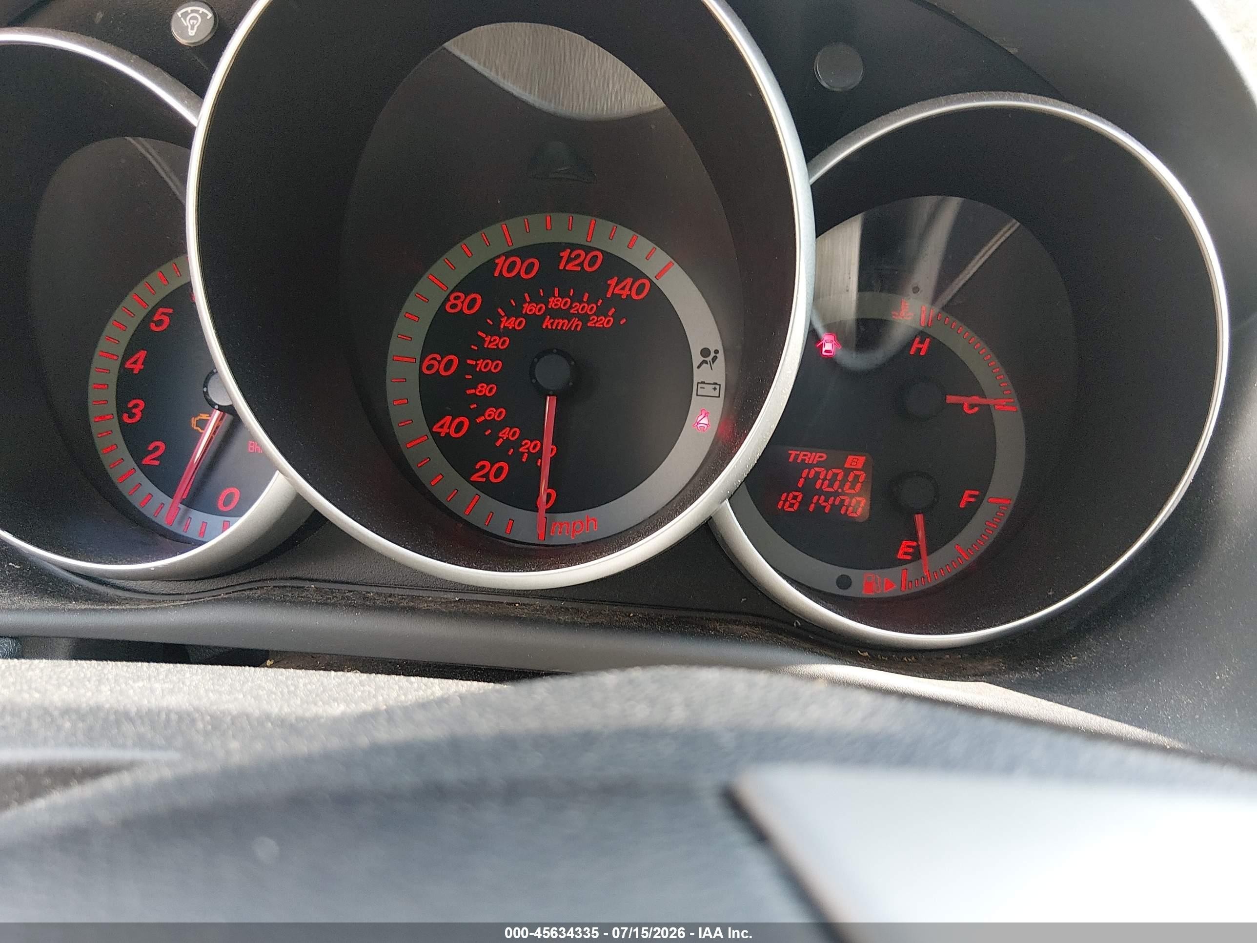2007 Mazda Mazda3 S Sport Синий vin: JM1BK323371746488