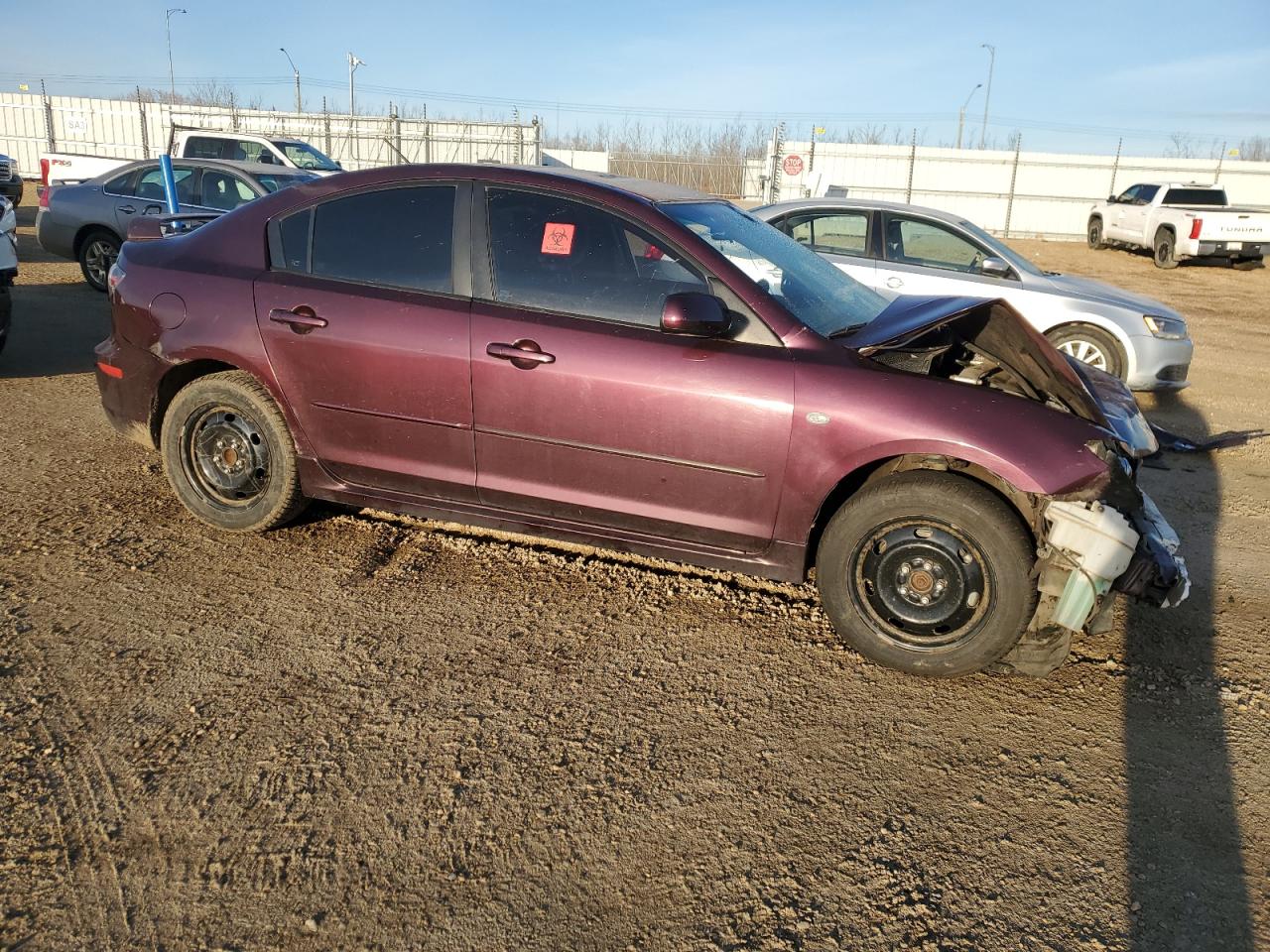 2007 Mazda 3 S Purple vin: JM1BK323371753313