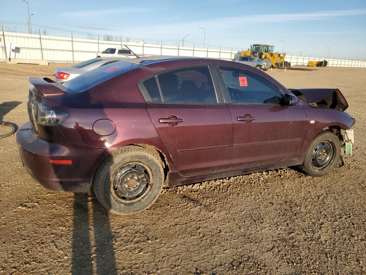 2007 Mazda 3 S Purple vin: JM1BK323371753313