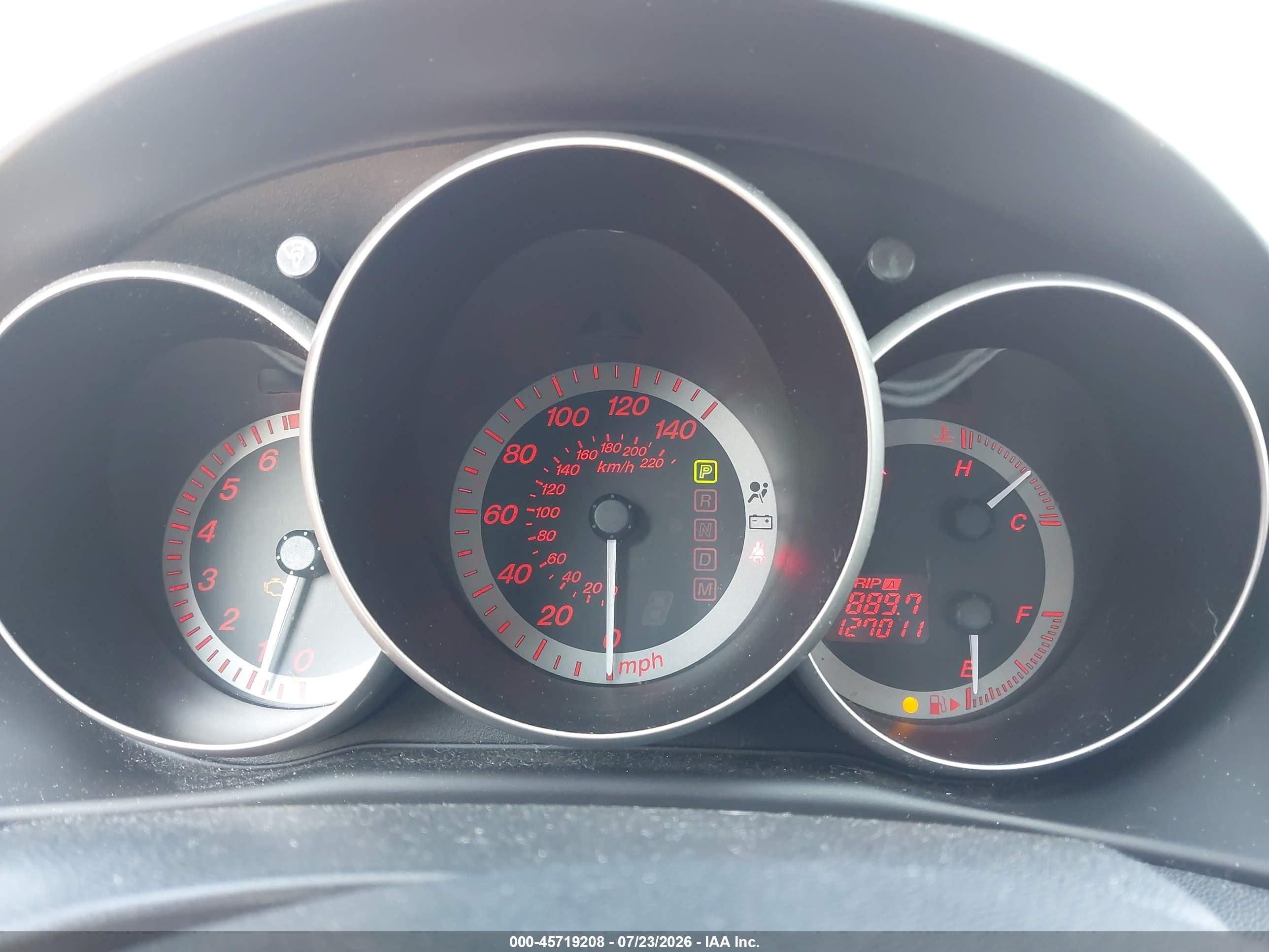 2008 Mazda Mazda3 S Grand Touring Красный vin: JM1BK323381150895