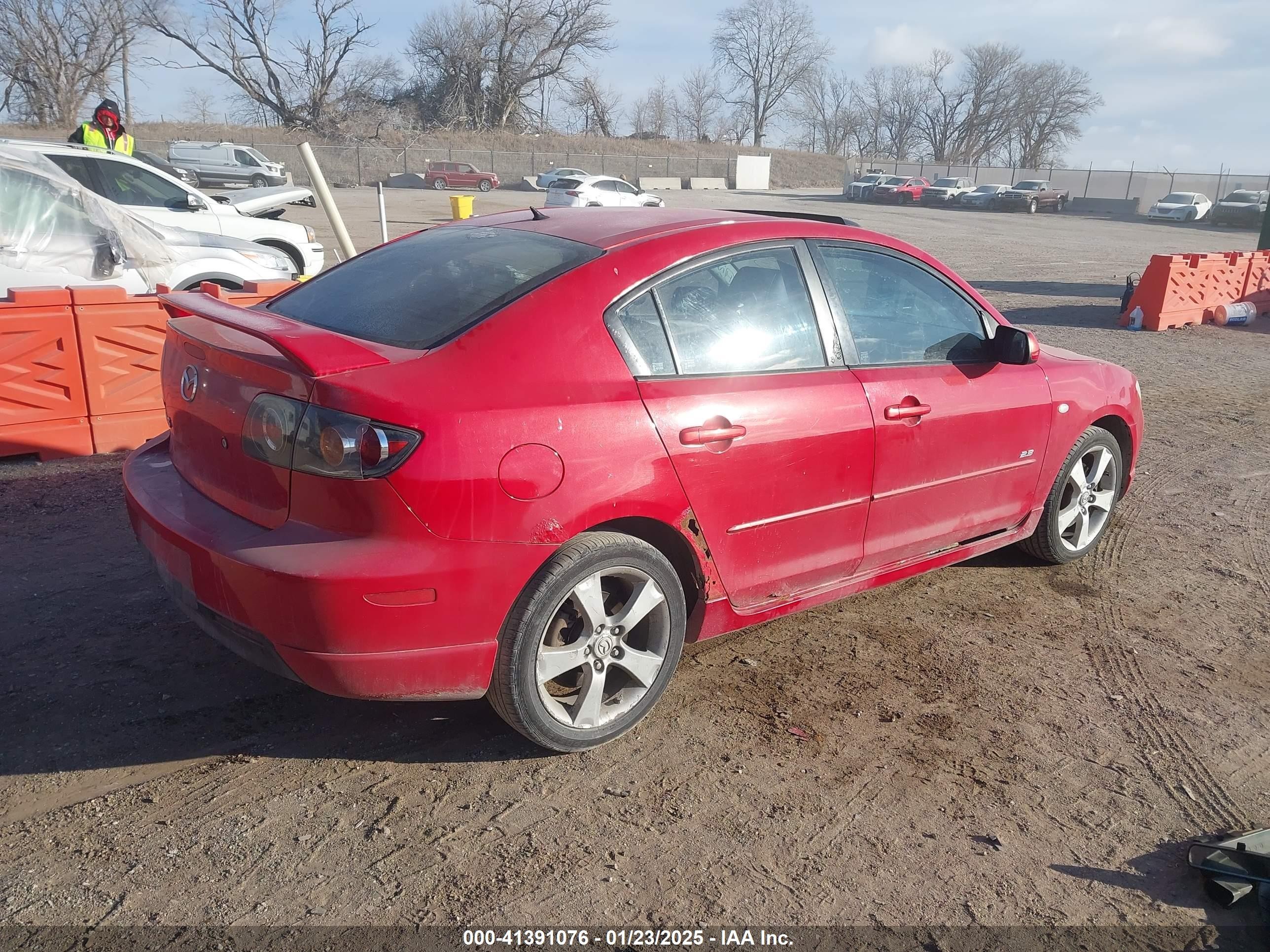 2006 Mazda Mazda3 S Grand Touring Red vin: JM1BK323461459546