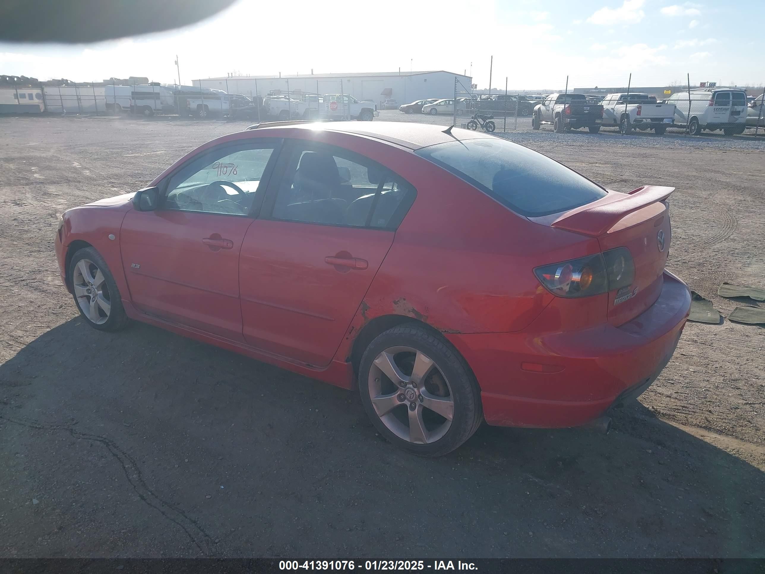 2006 Mazda Mazda3 S Grand Touring Red vin: JM1BK323461459546