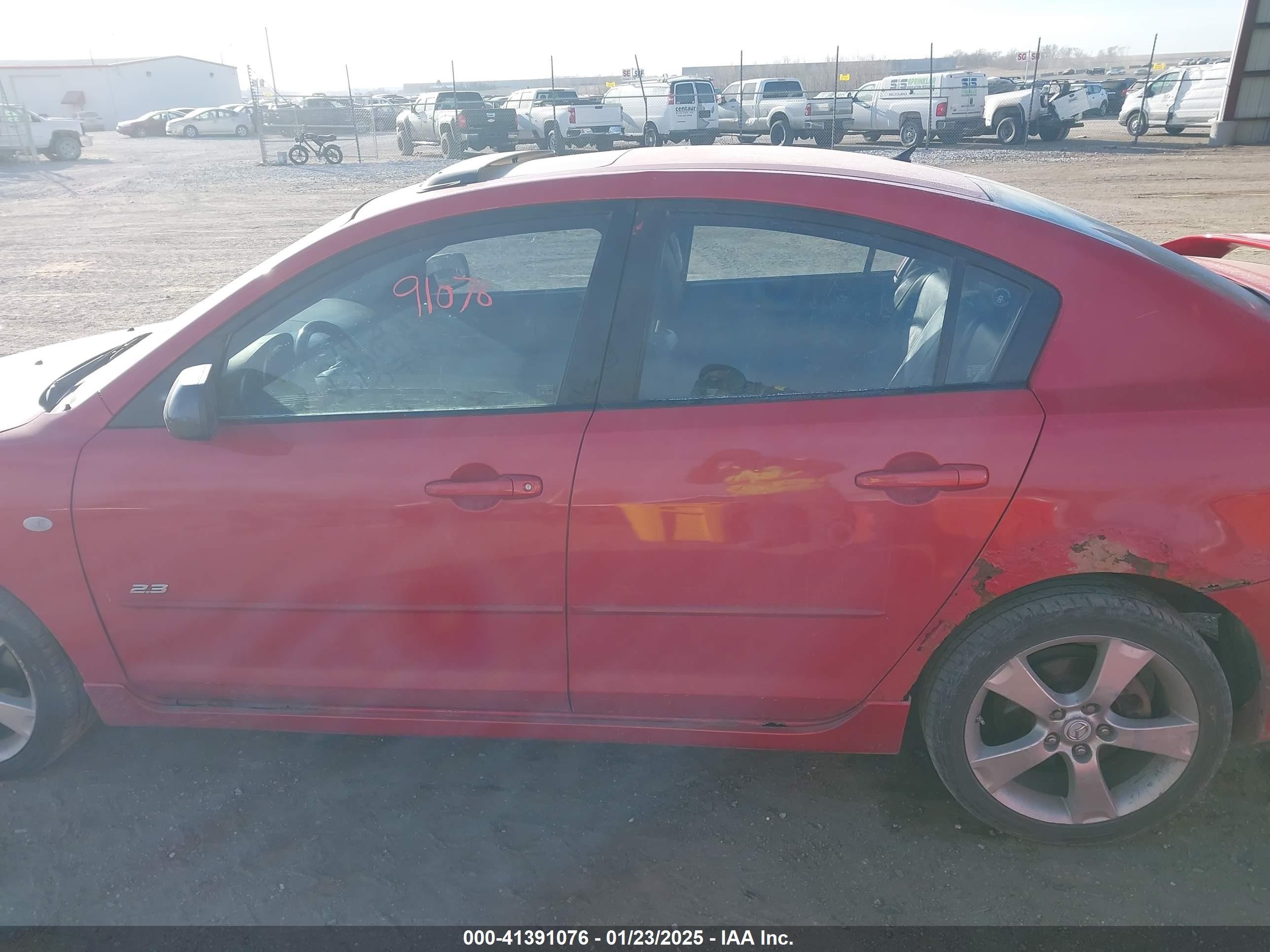 2006 Mazda Mazda3 S Grand Touring Red vin: JM1BK323461459546