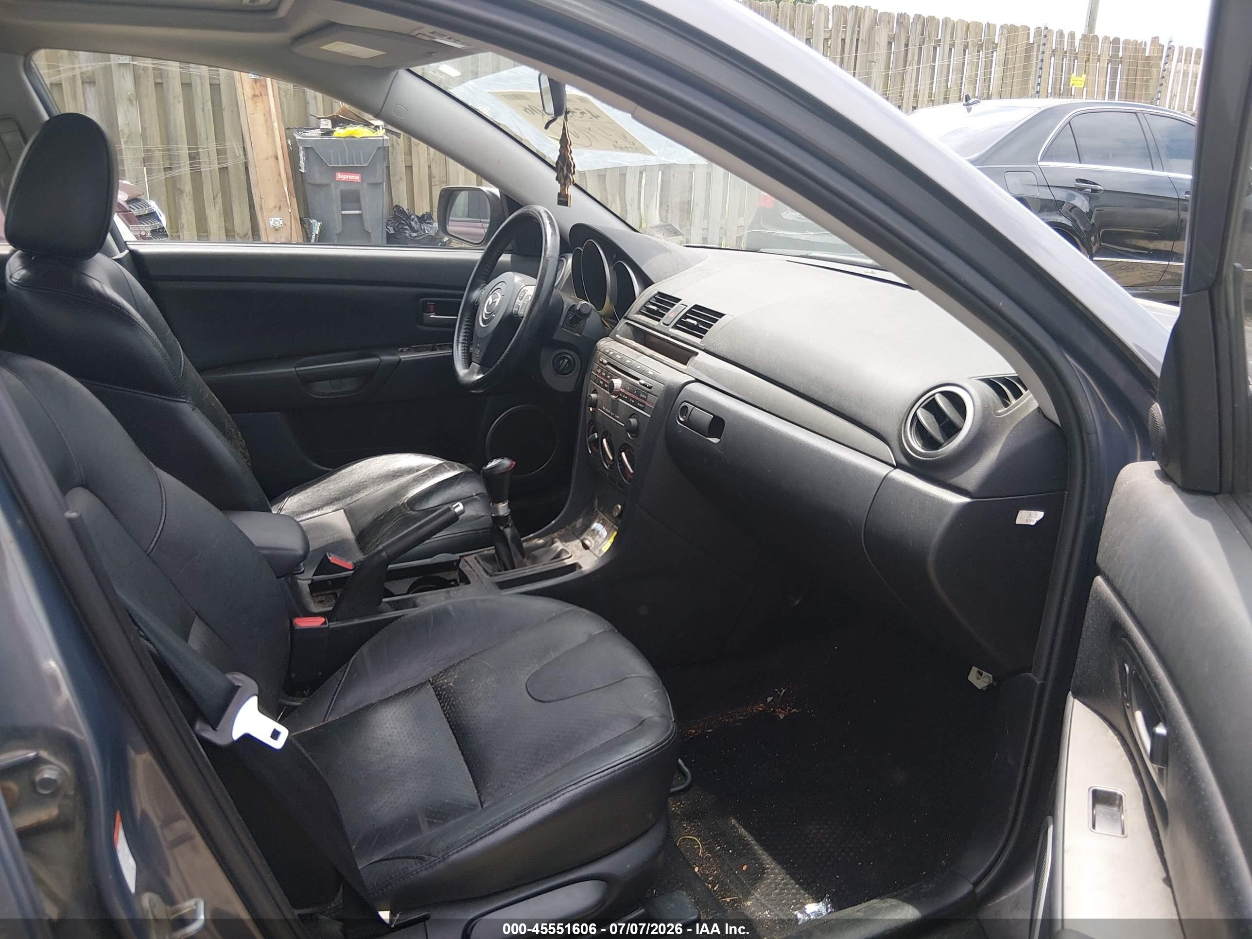 2007 Mazda Mazda3 S Touring Gray vin: JM1BK323471639854