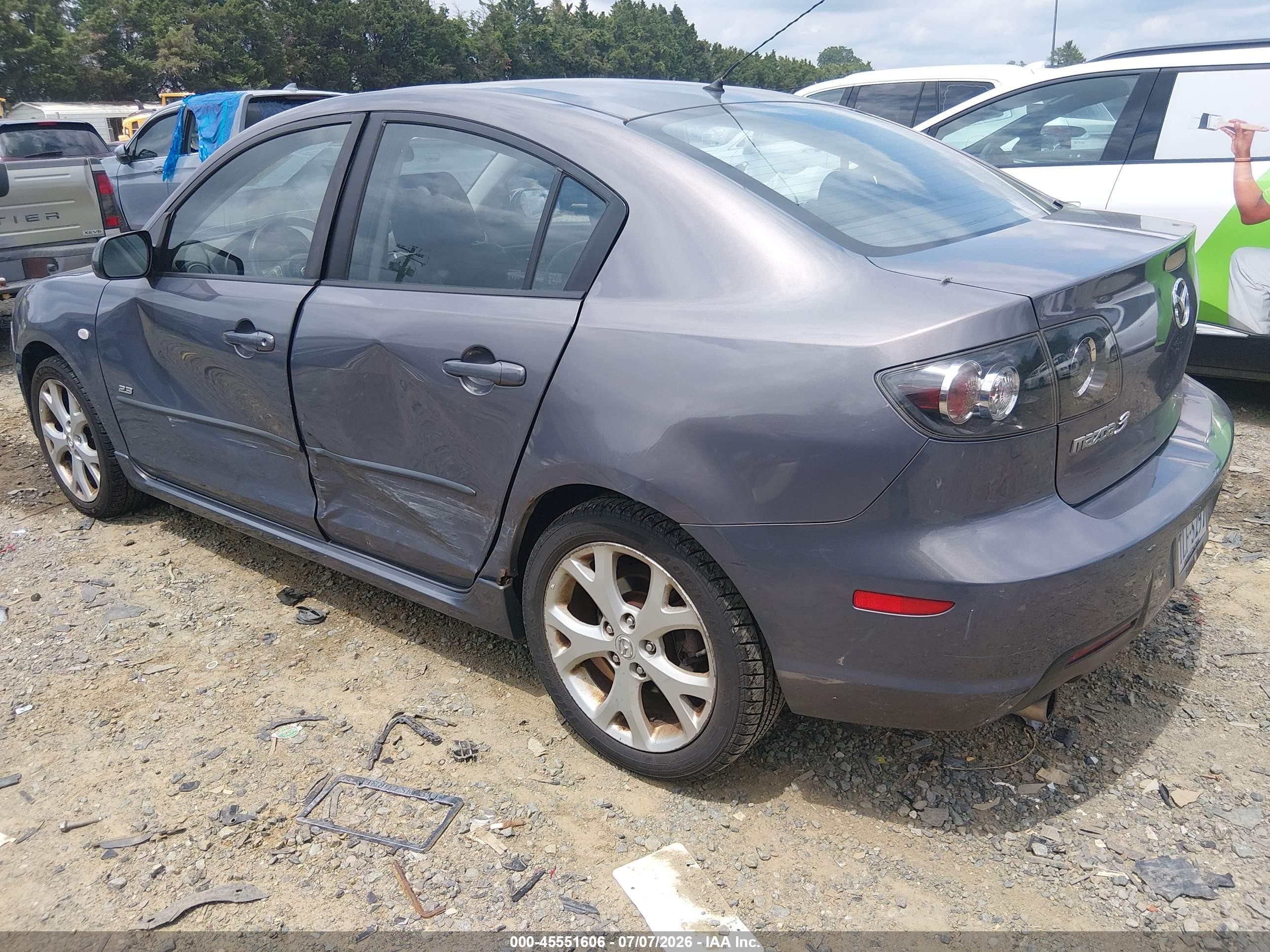 2007 Mazda Mazda3 S Touring Gray vin: JM1BK323471639854