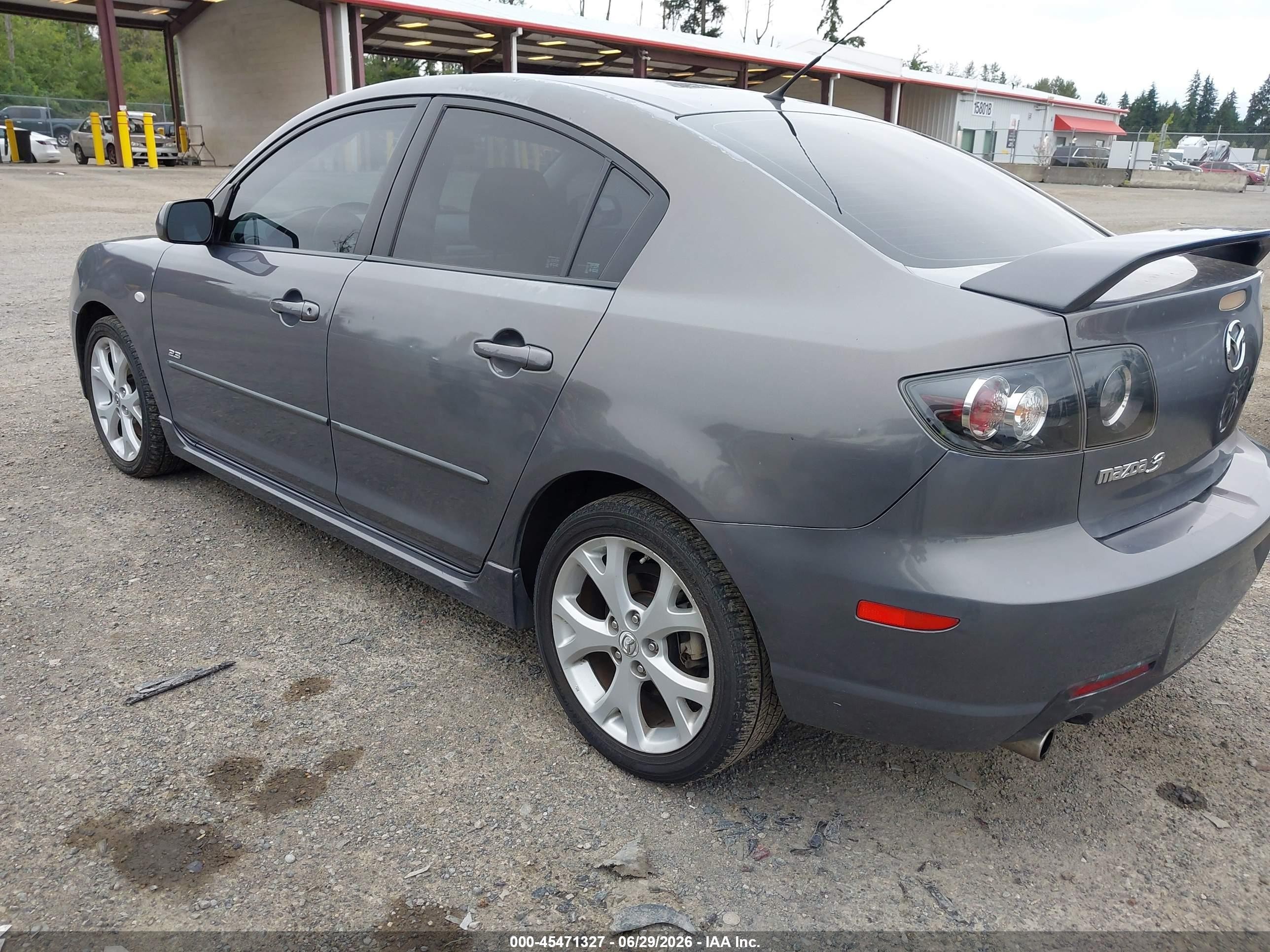2007 Mazda Mazda3 S Touring Gray vin: JM1BK323471684759