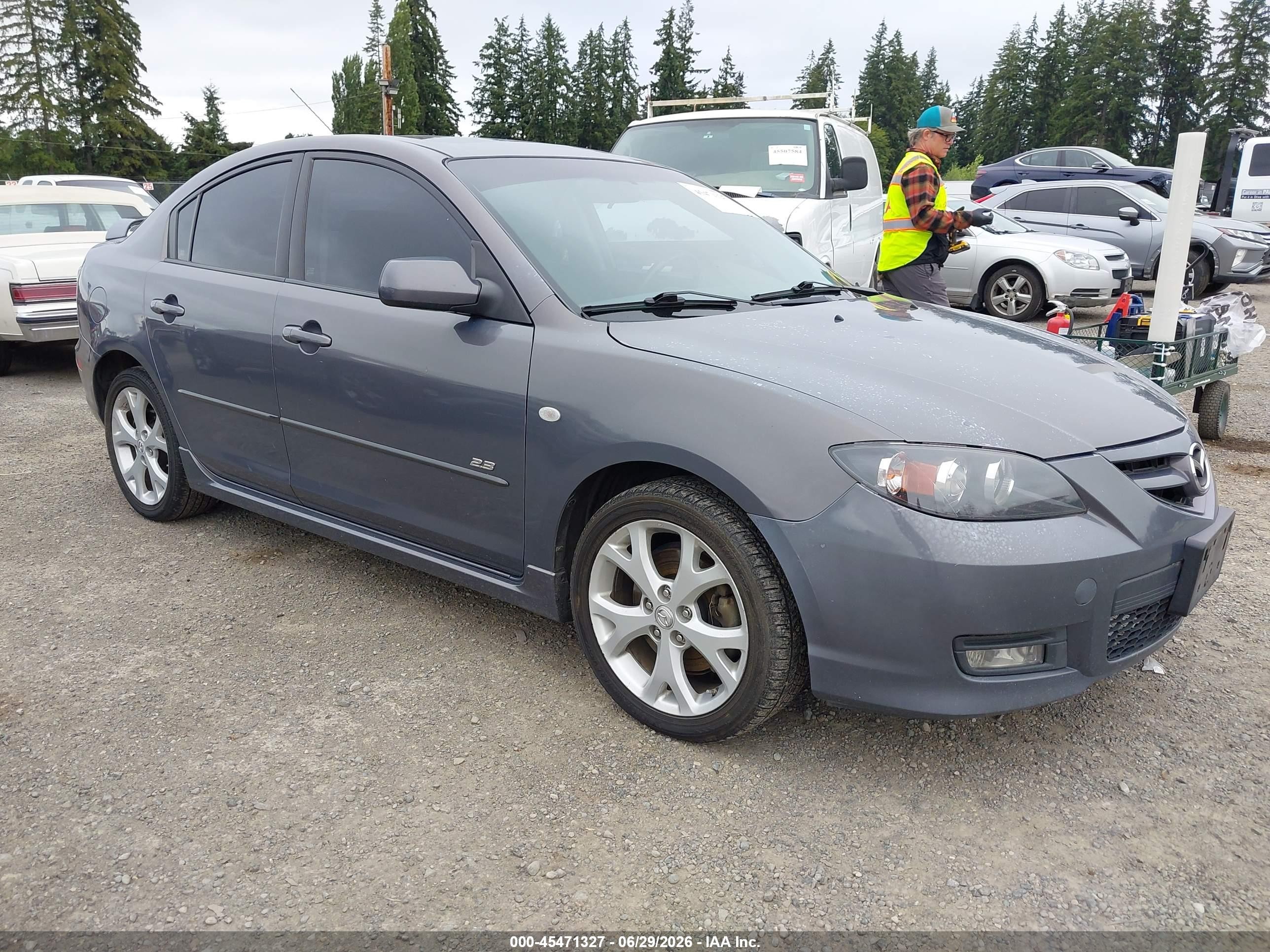 2007 Mazda Mazda3 S Touring Gray vin: JM1BK323471684759