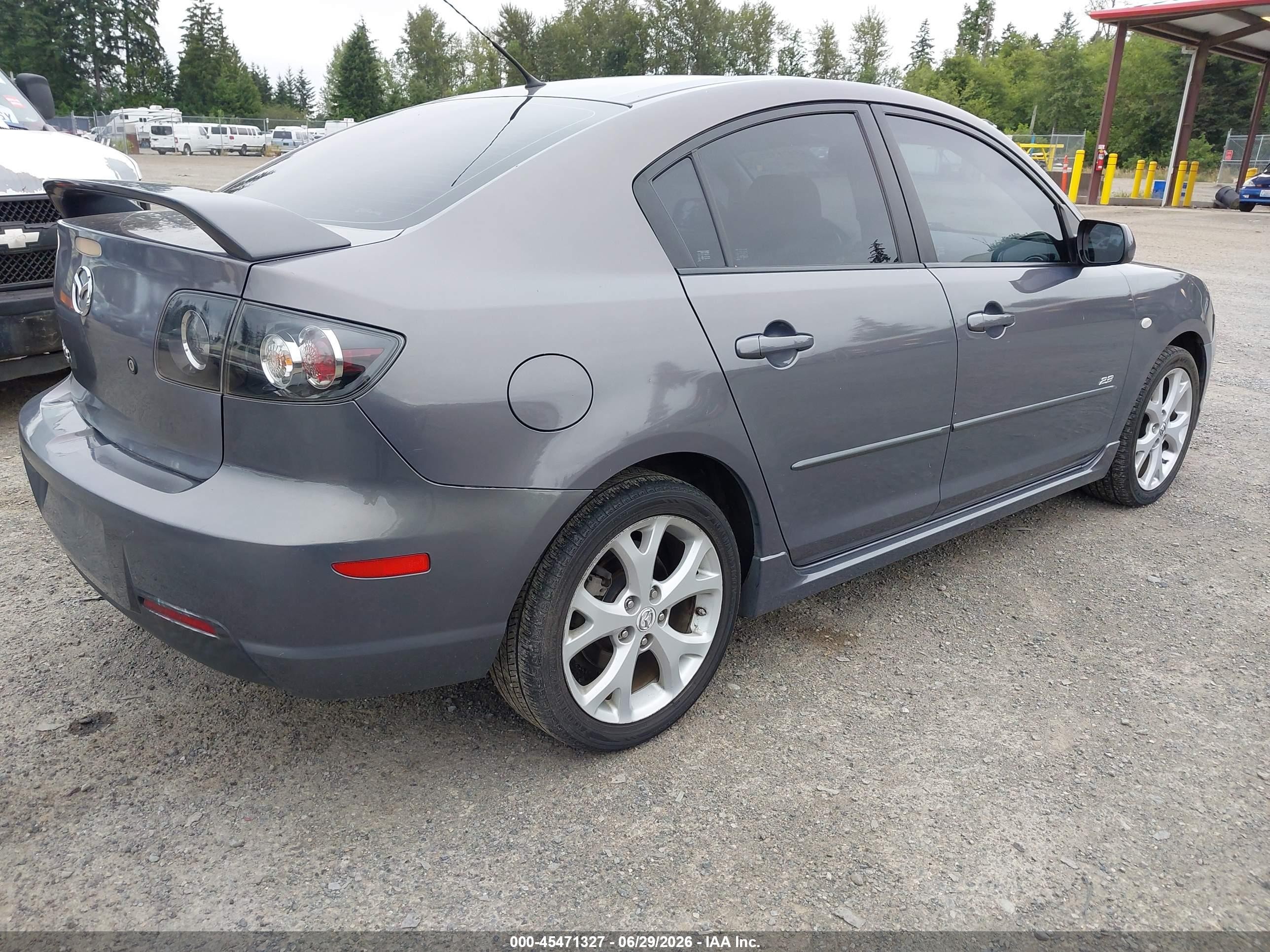 2007 Mazda Mazda3 S Touring Gray vin: JM1BK323471684759