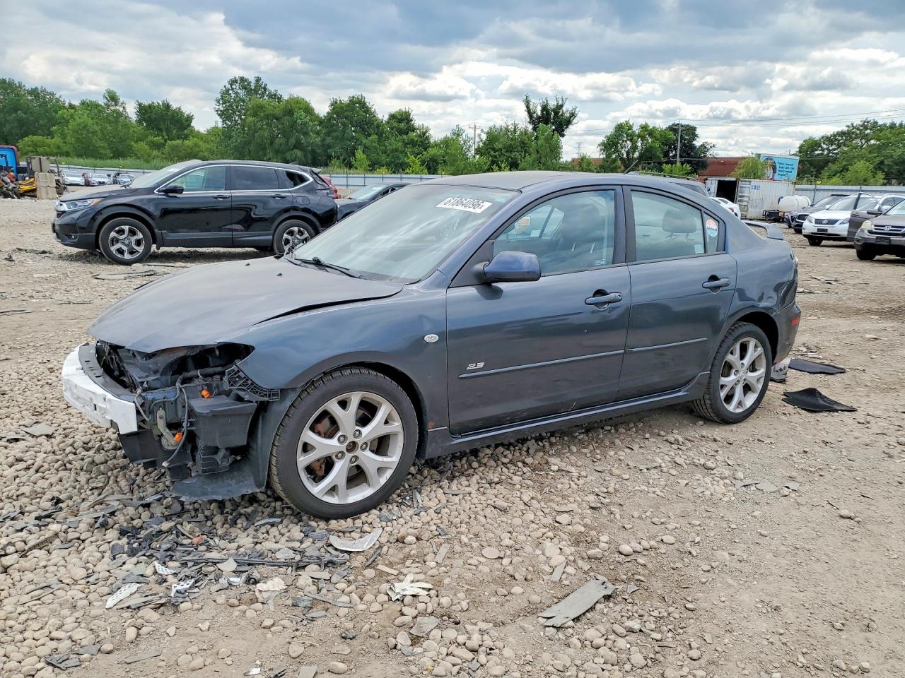 2009 Mazda 3 S Gray vin: JM1BK323491203203